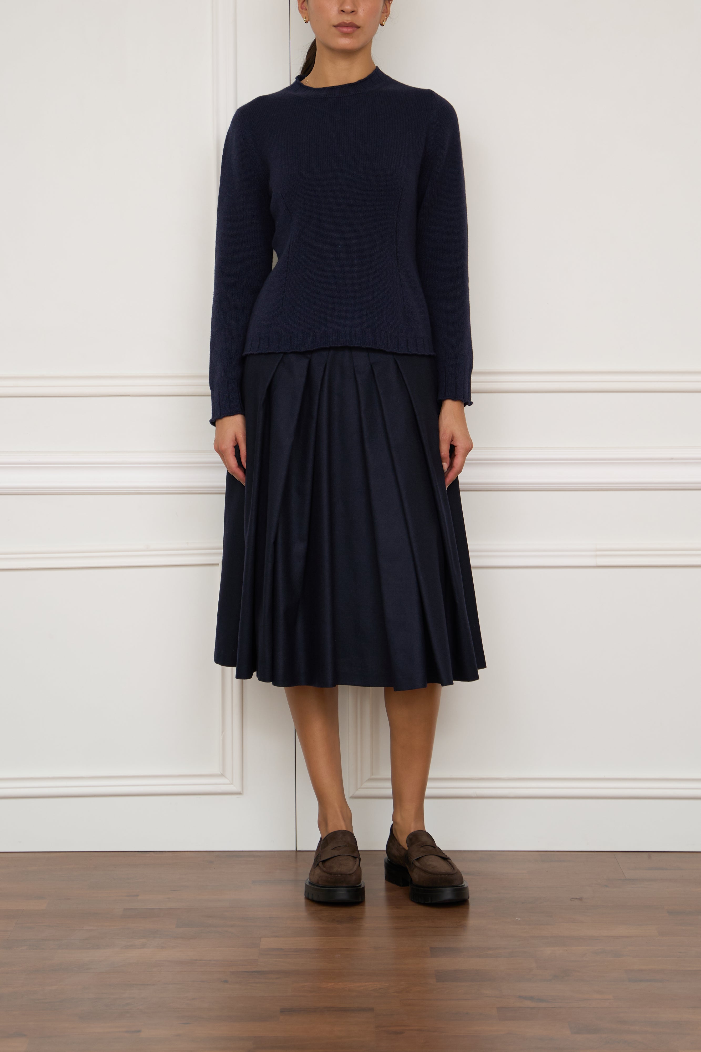 Kaschmir-Pullover in marine