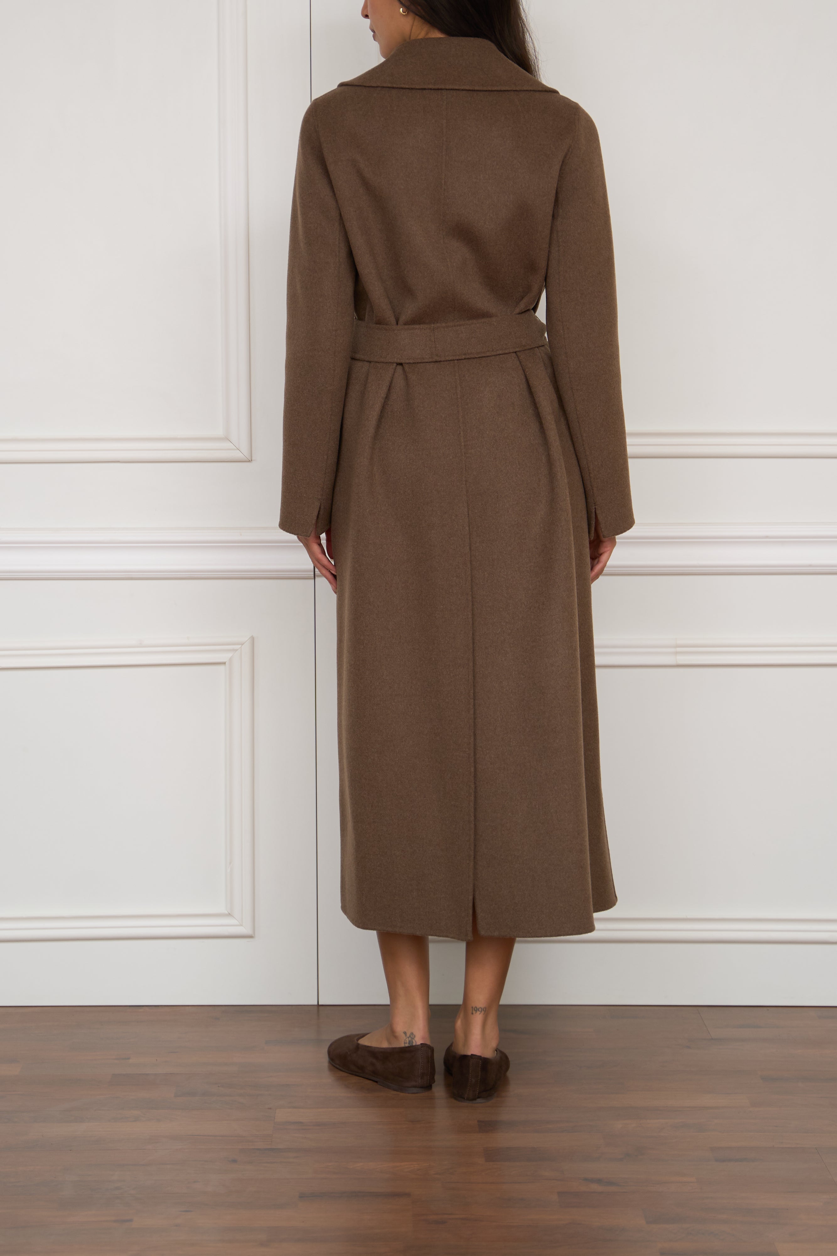 Wollmantel 'Poldo' in taupe