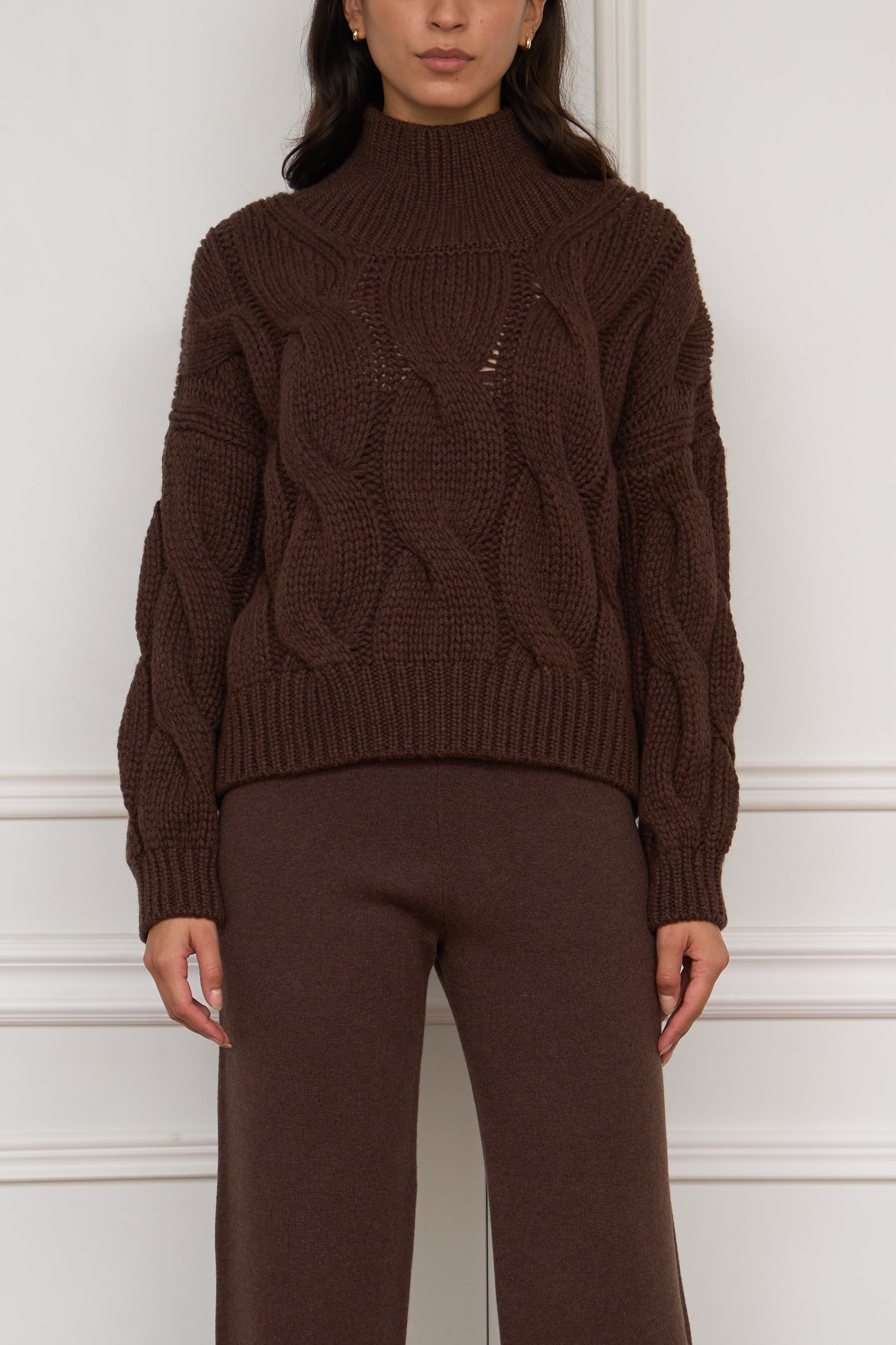 Kaschmir Pullover in braun