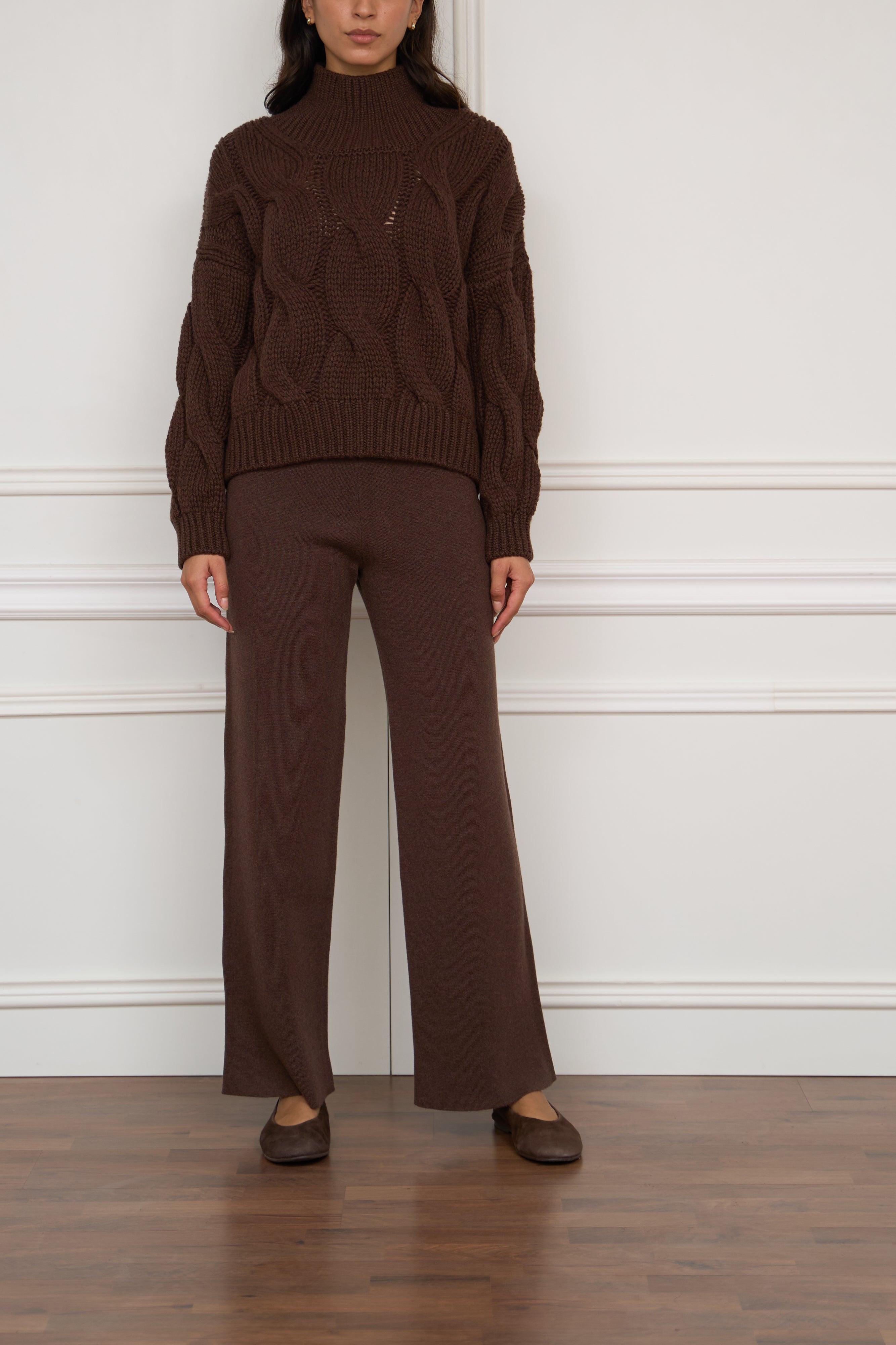 Kaschmir Pullover in braun