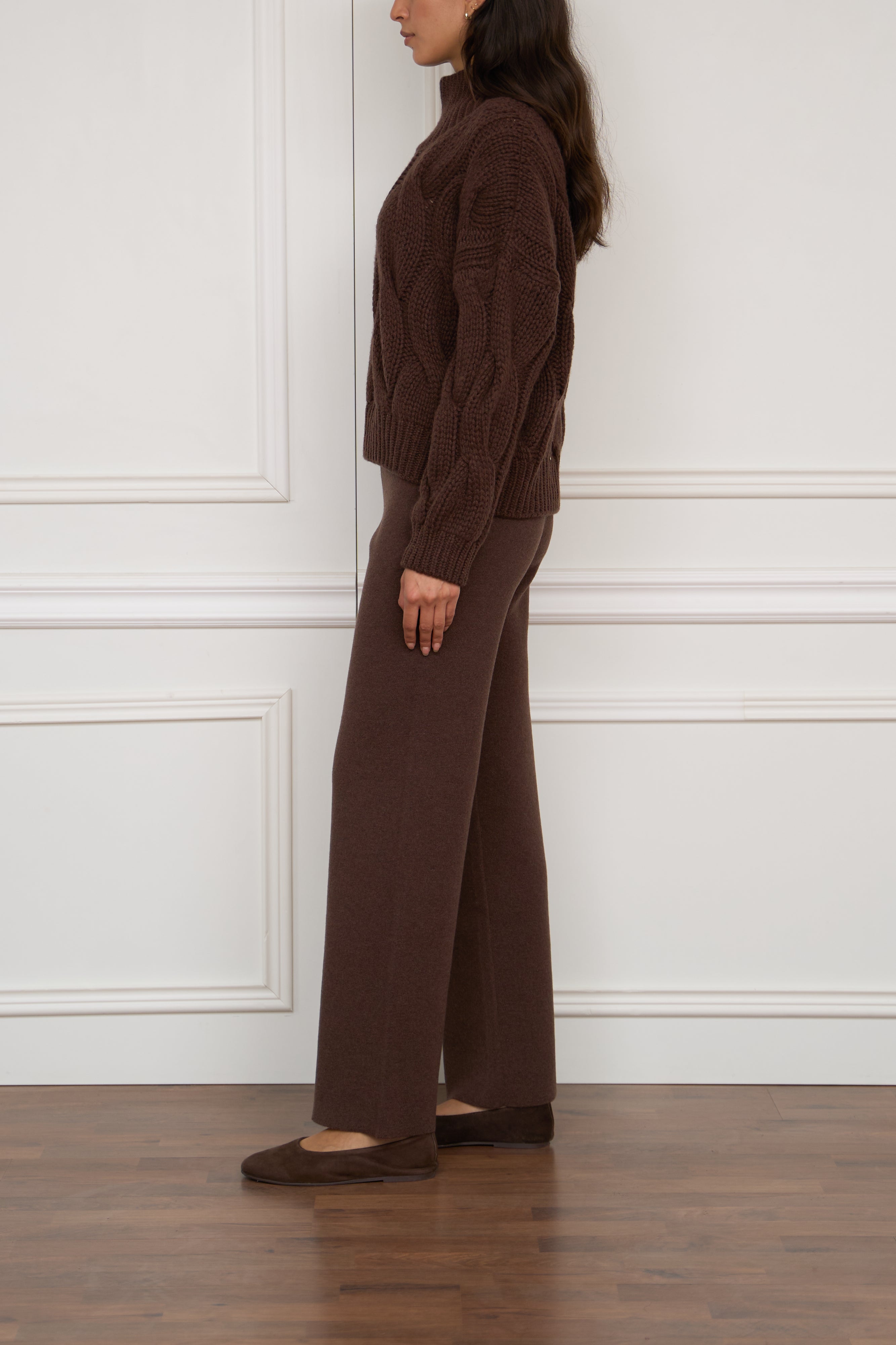 Kaschmir Pullover in braun