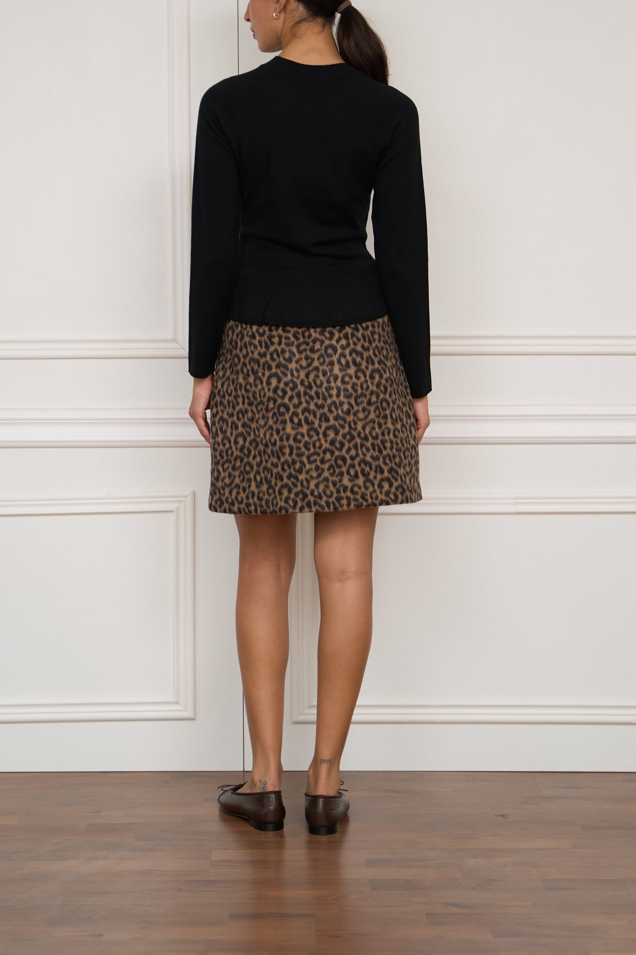 Minirock mit Leopardenmuster