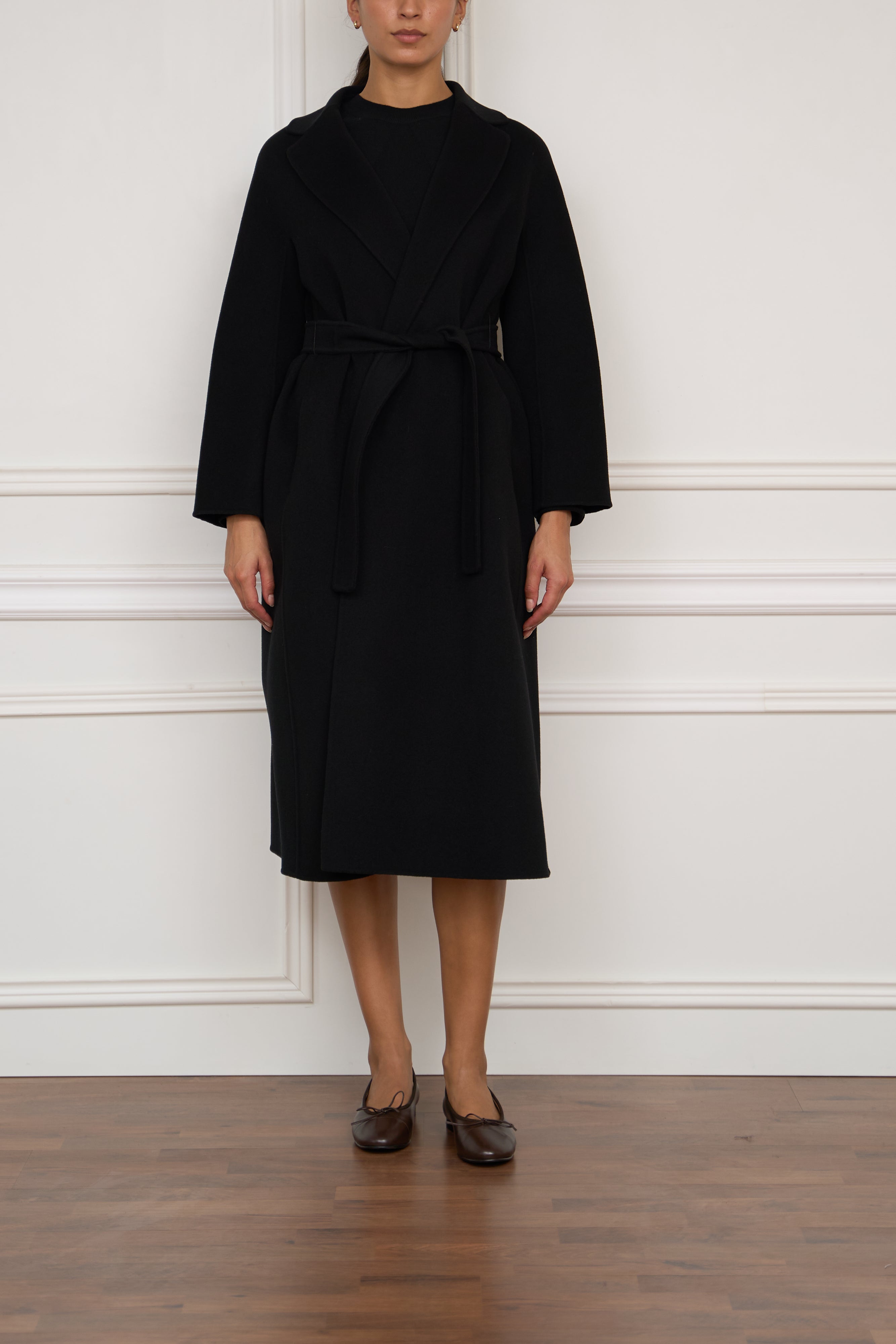 Wollmantel 'Esturia' in schwarz