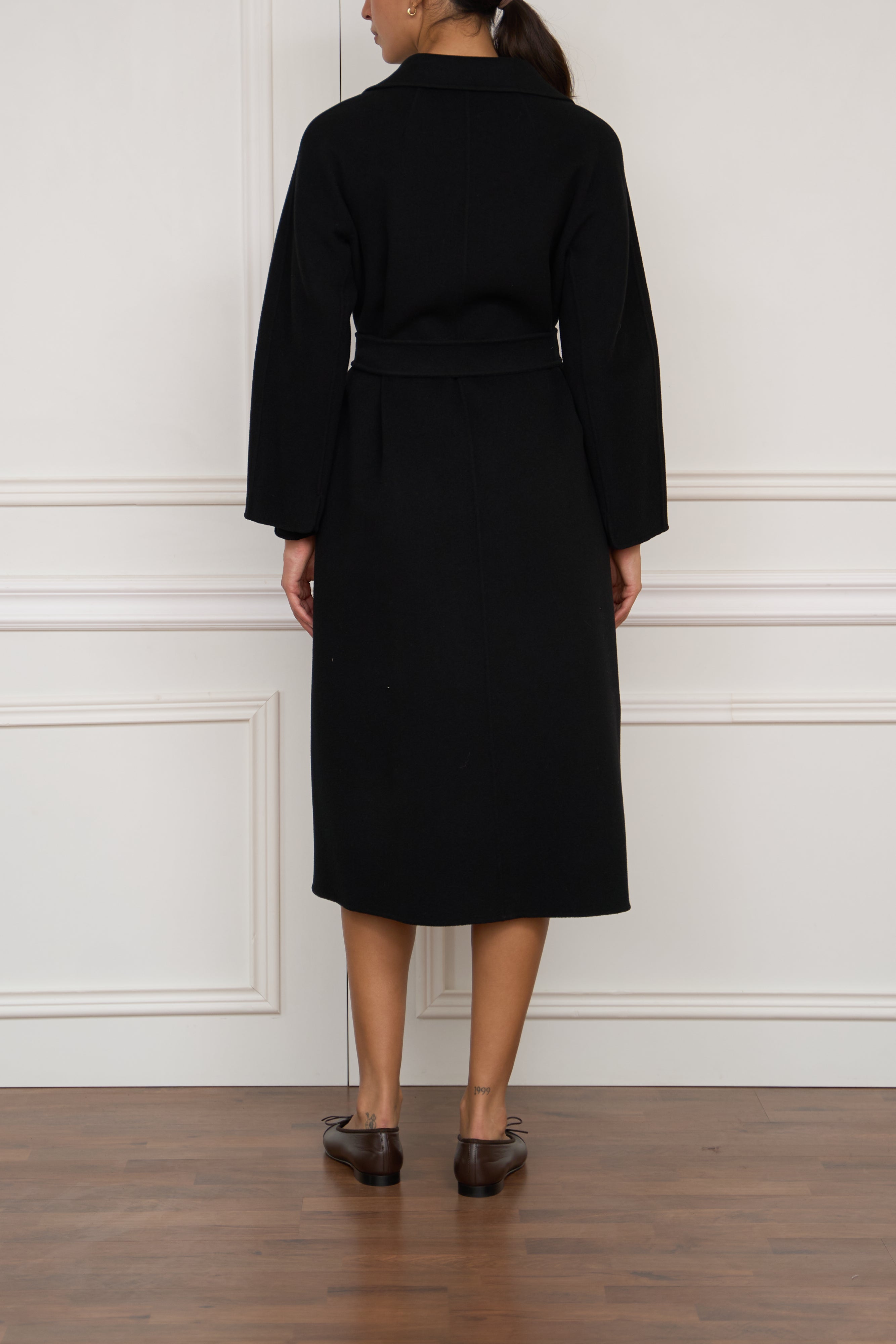 Wollmantel 'Esturia' in schwarz