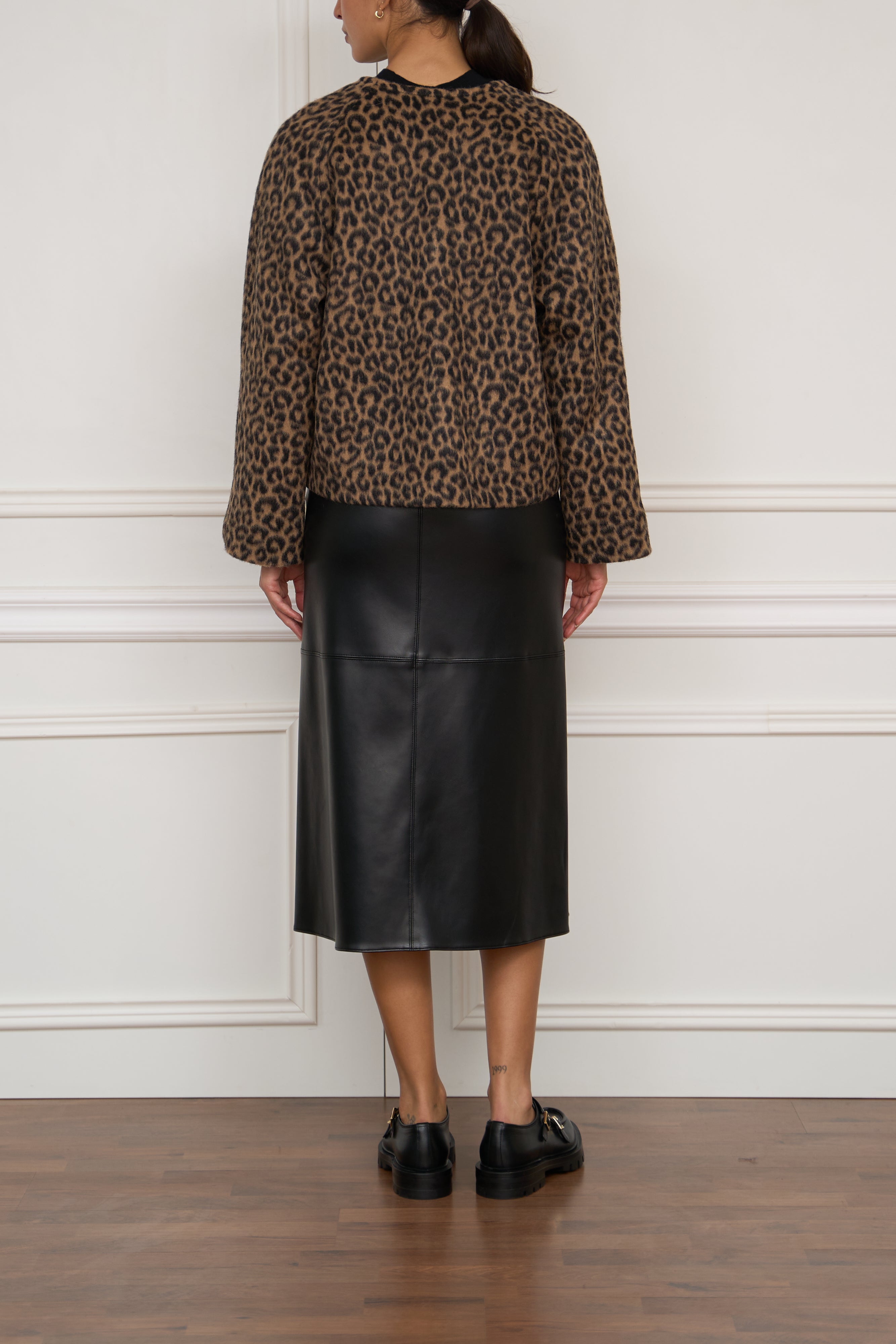 Jacke mit Leopardenmuster