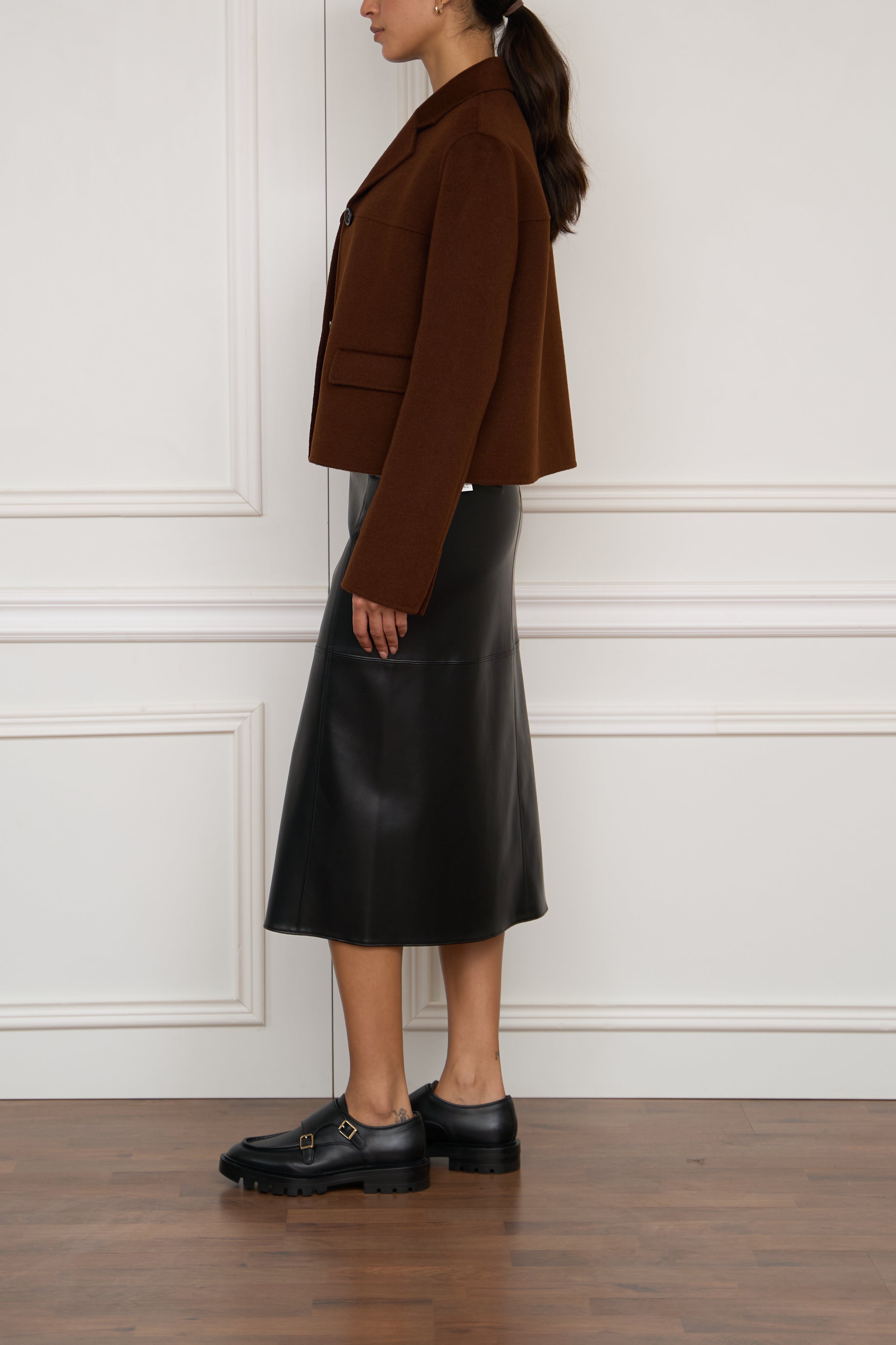 Jacke in braun