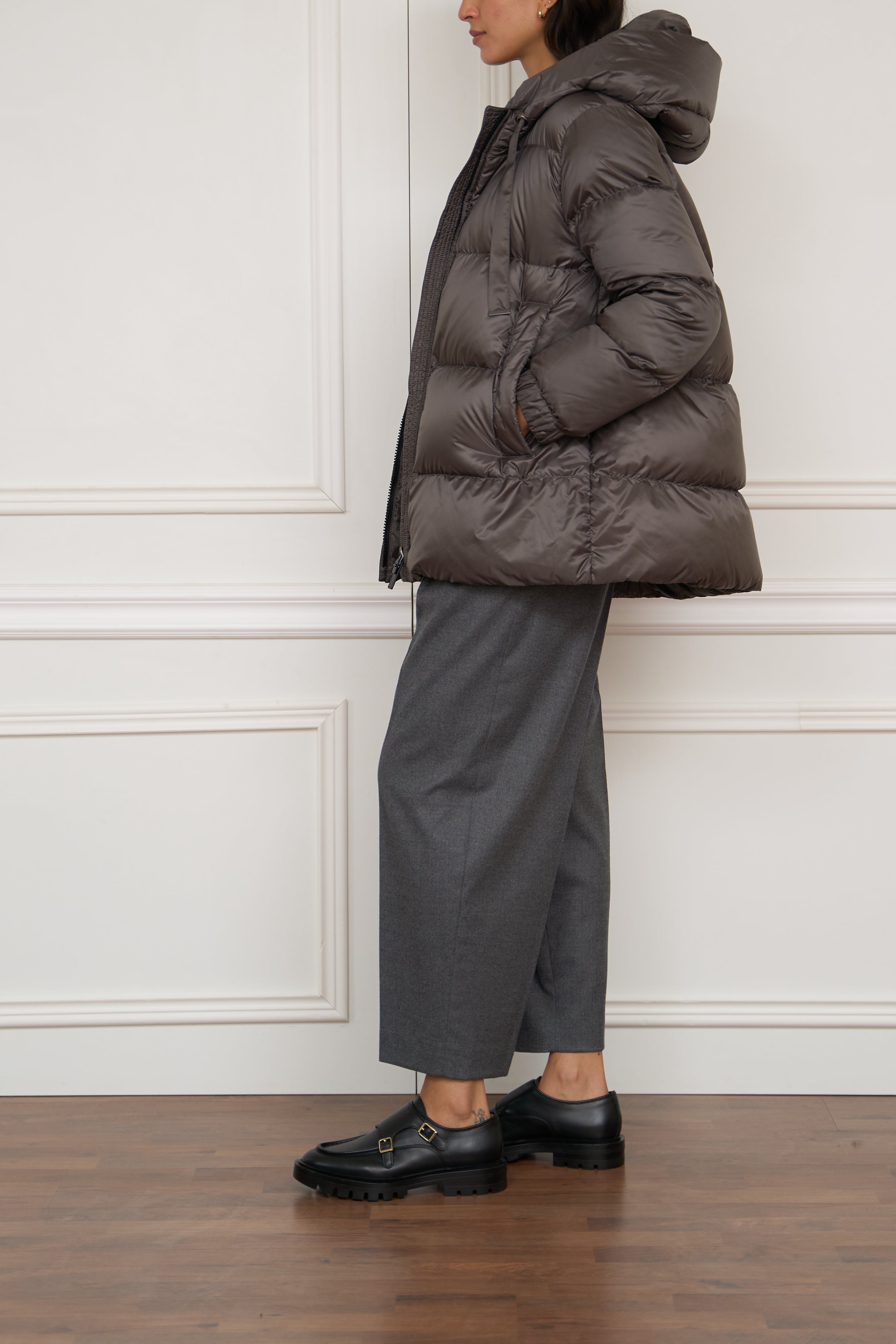 Daunenjacke 'Seia' in grau