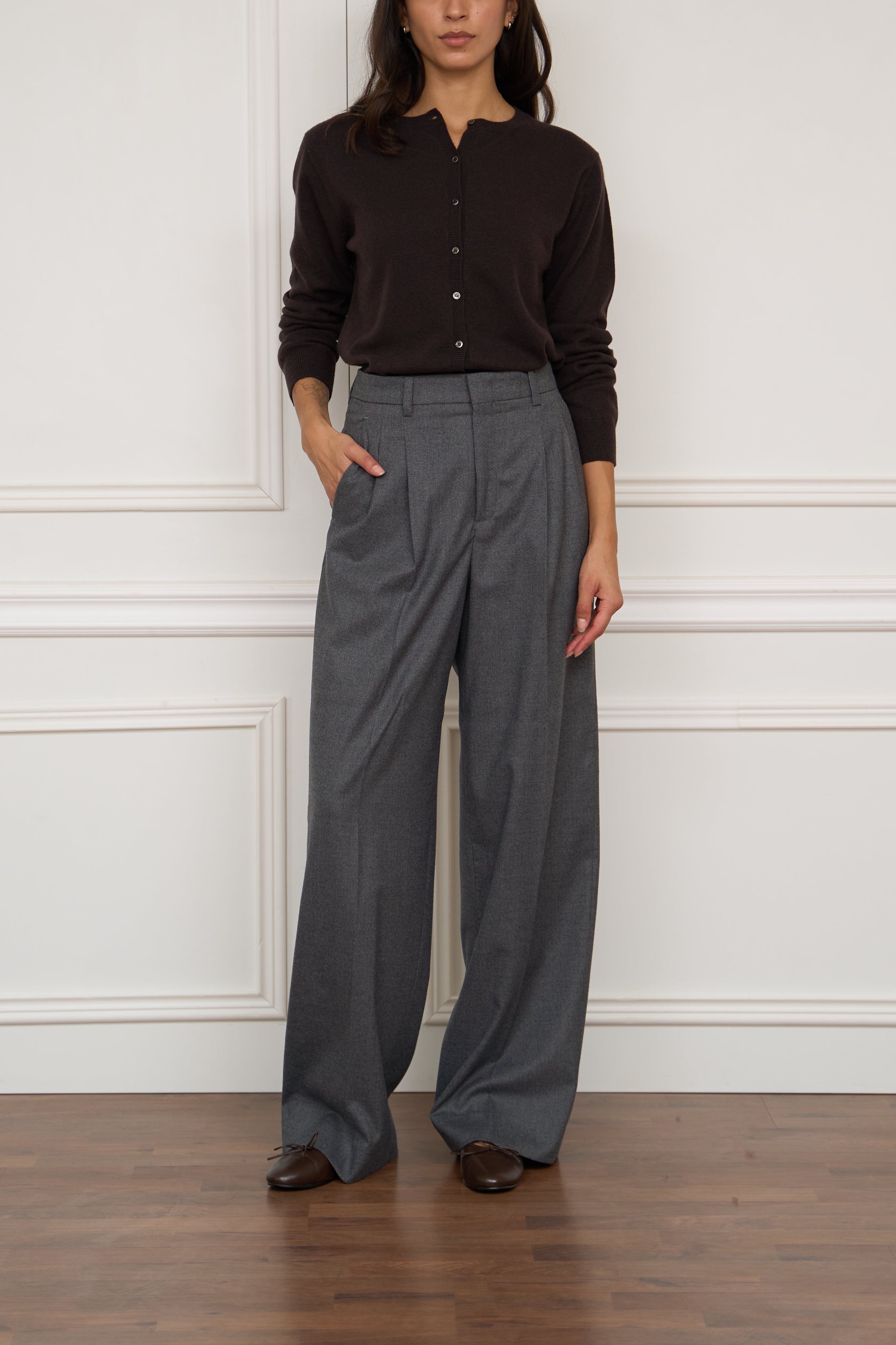 Flanell-NOA in grau