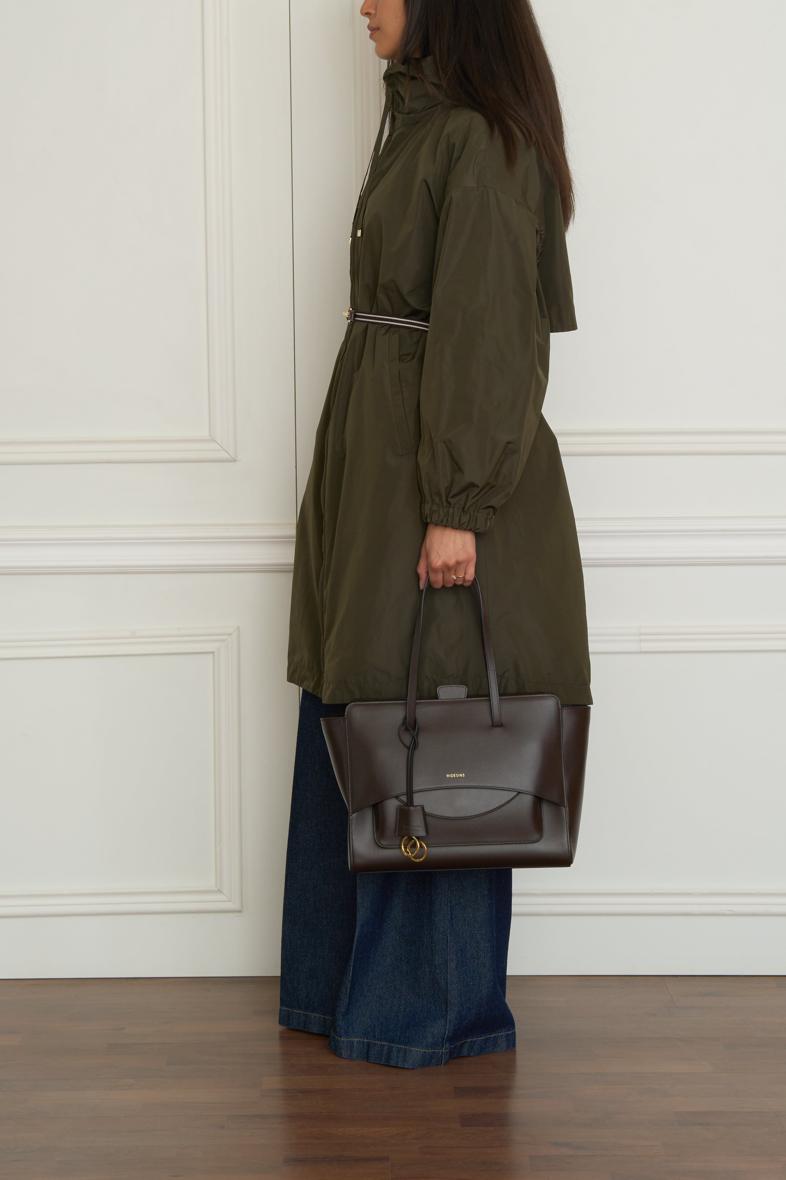 Regenmantel in grün