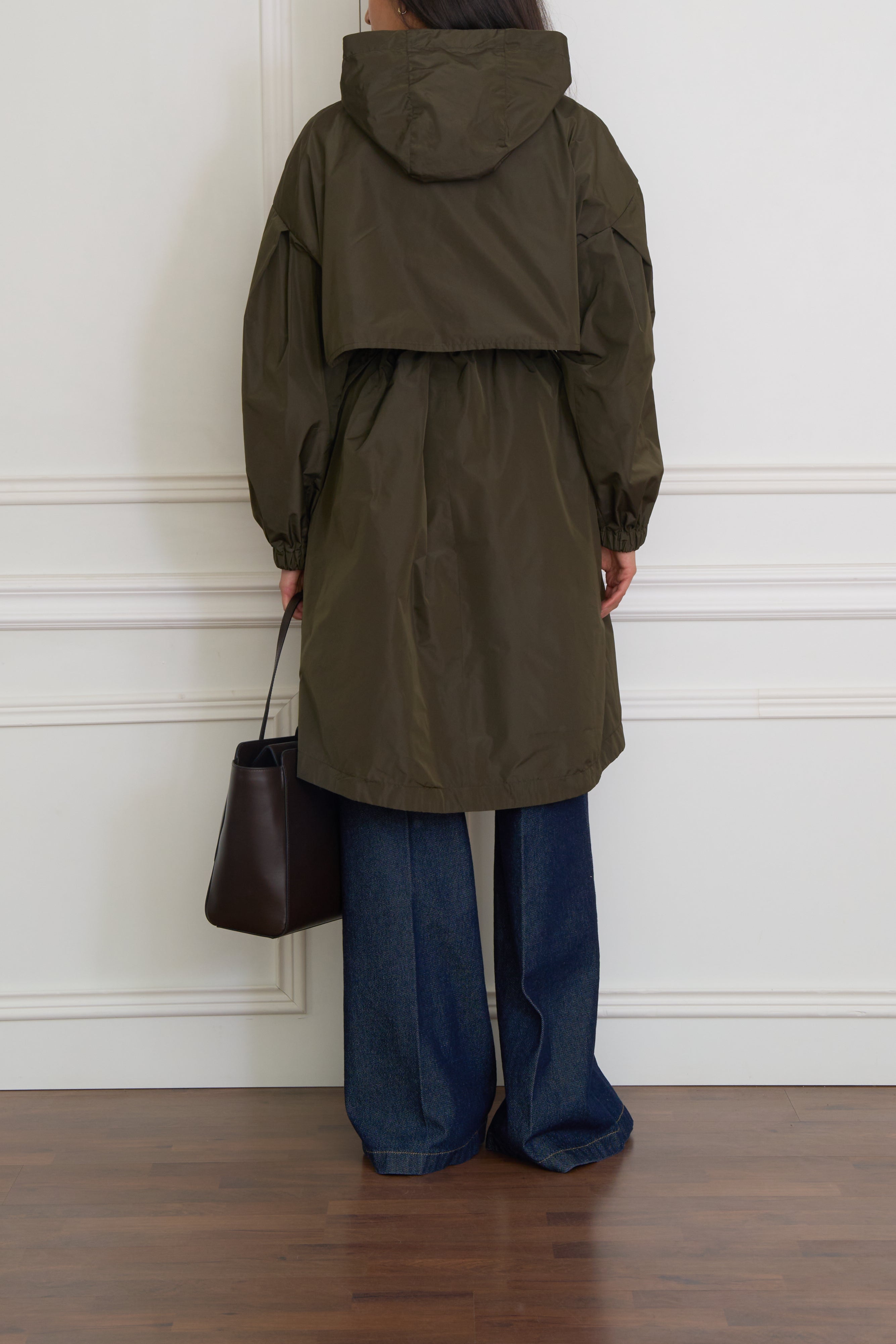 Regenmantel in grün
