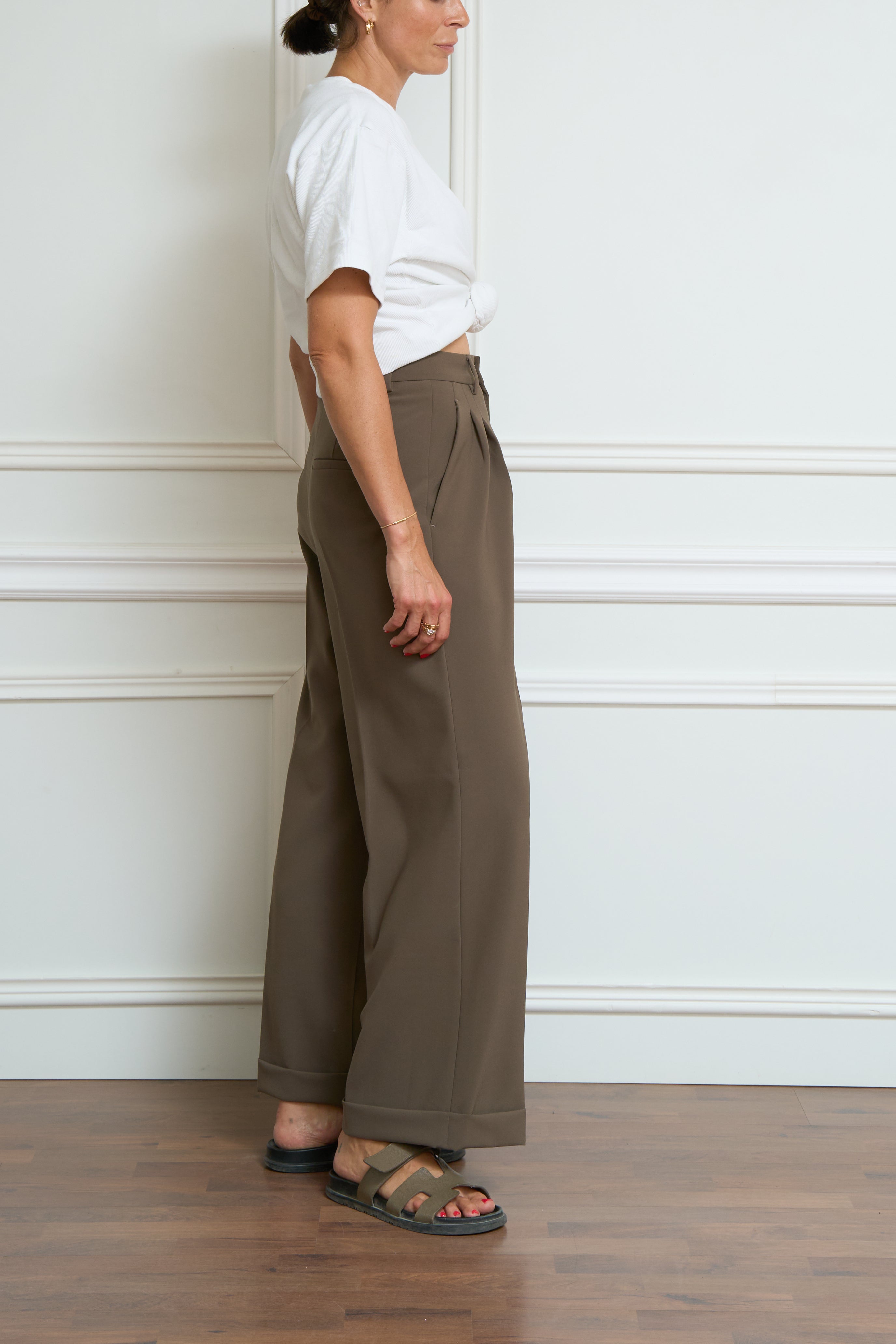 Hose 'Nevin' in taupe