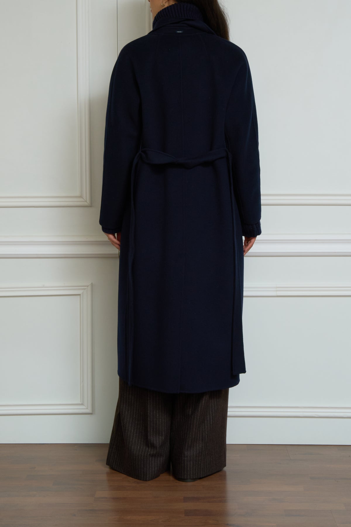 Wool coat 'Dama' in navy