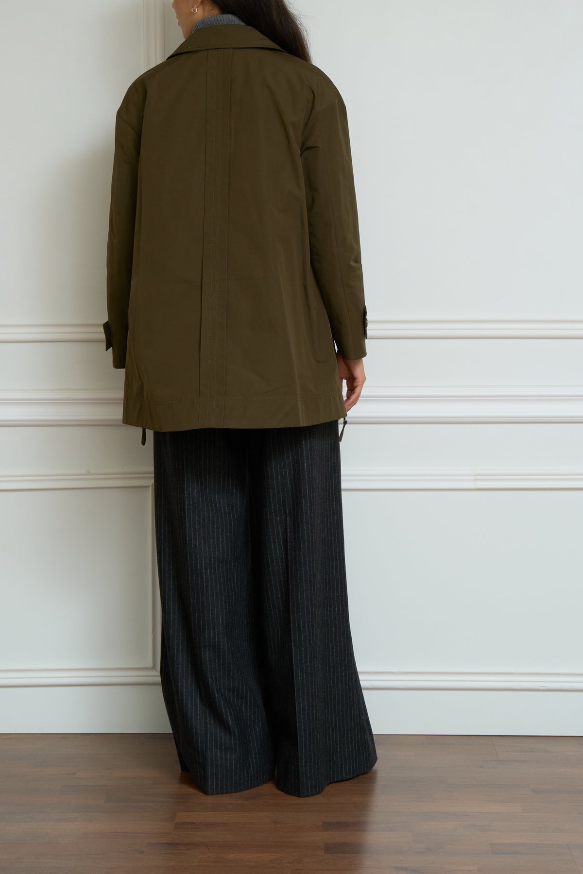 Trenchcoat in grün