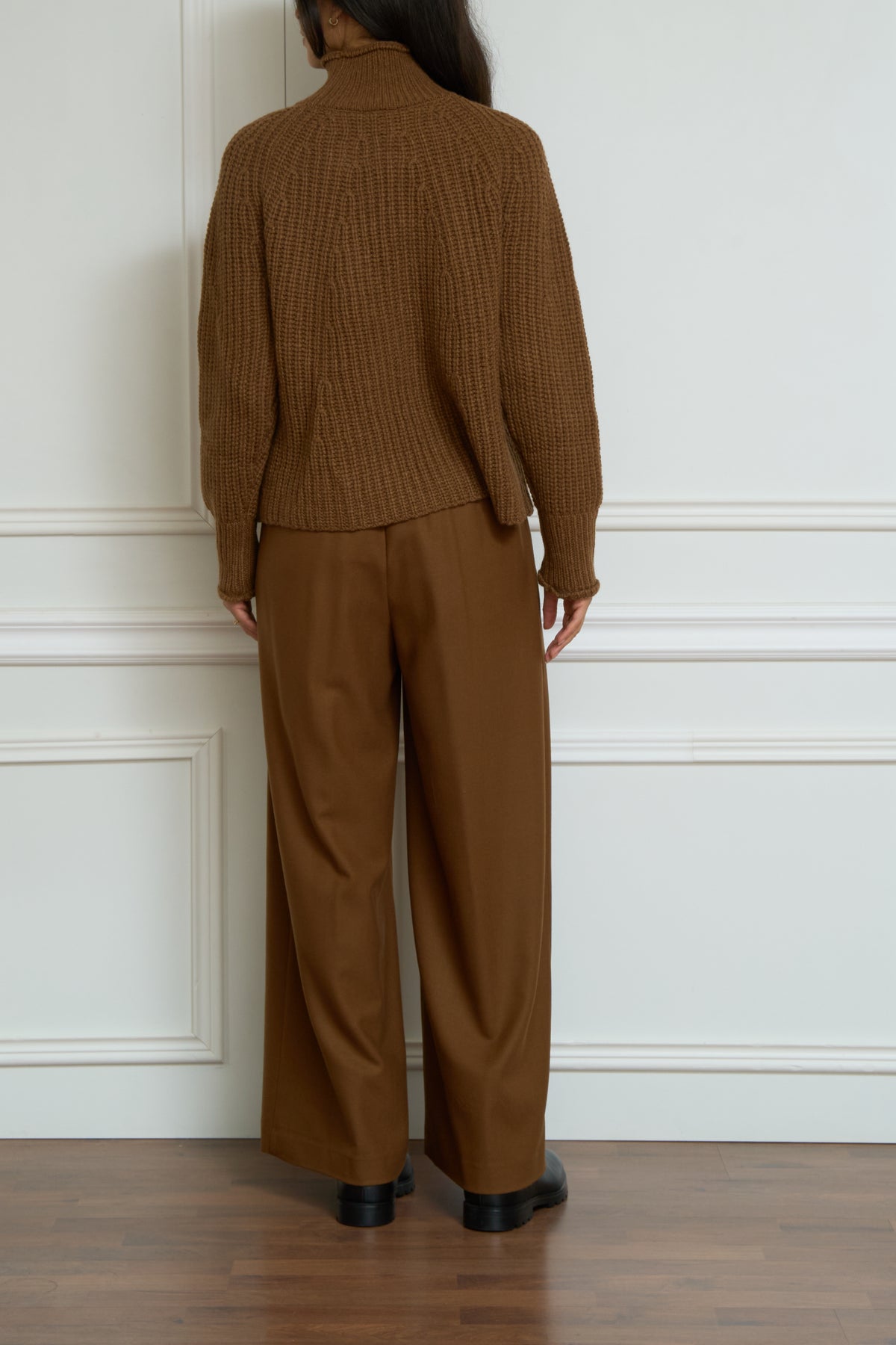 Kaschmirpullover in braun