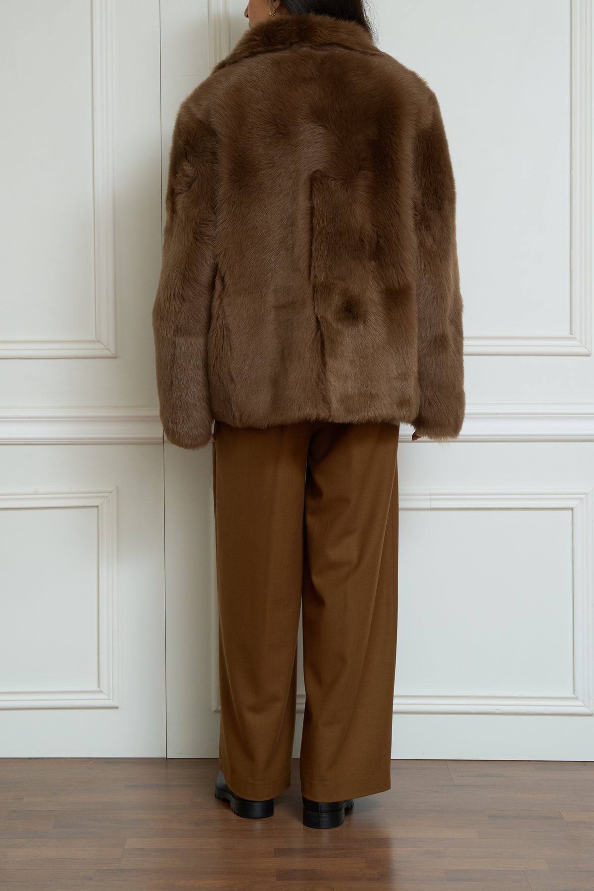 Reversible jacket 'Cleo' in brown