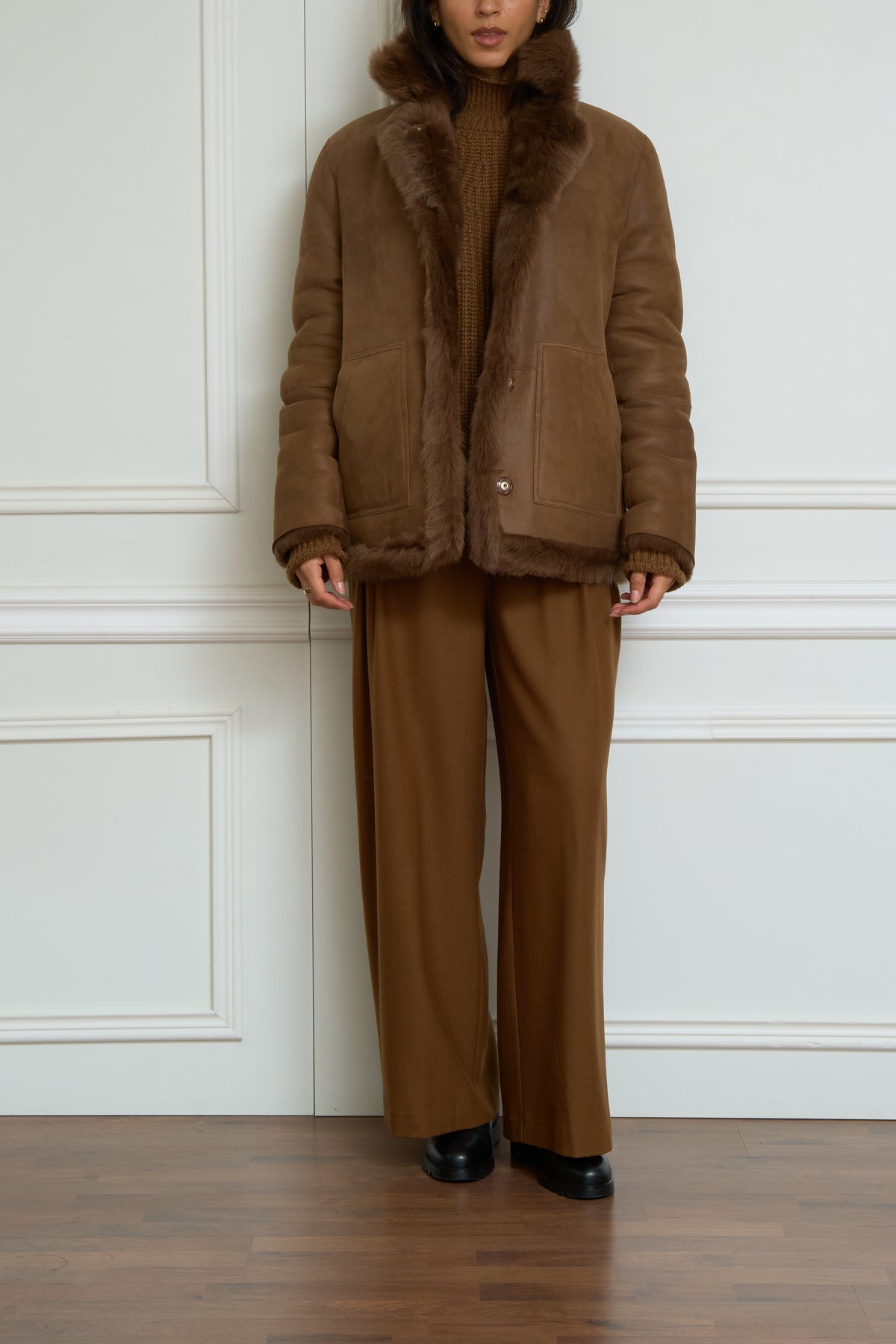Wendejacke 'Cleo' in braun