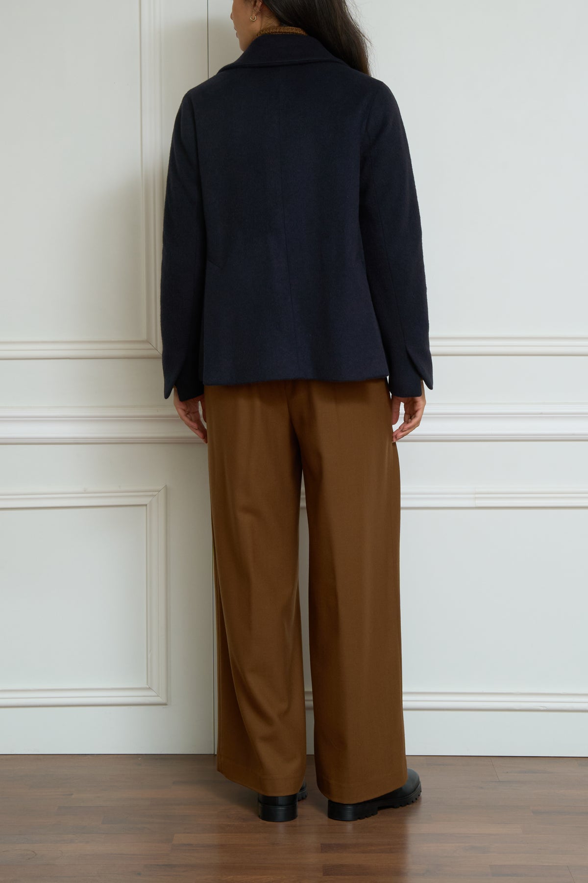 Pea coat in navy