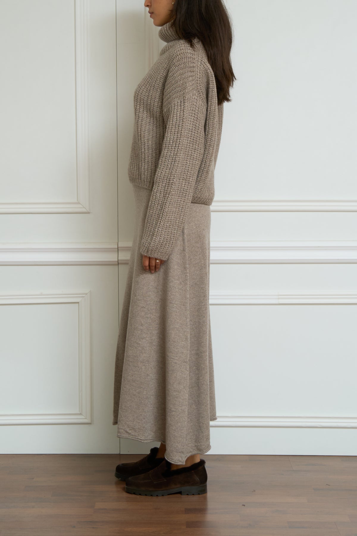 Kaschmirrock in beige