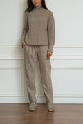 taupe cashmere sweater