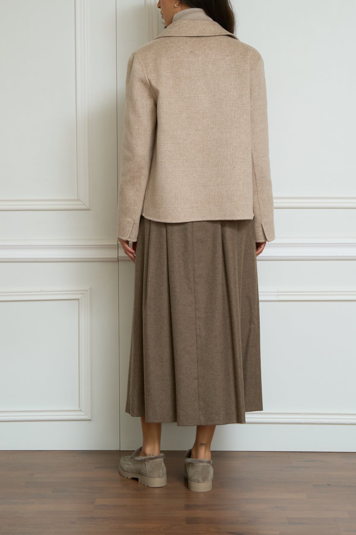 Caban in beige