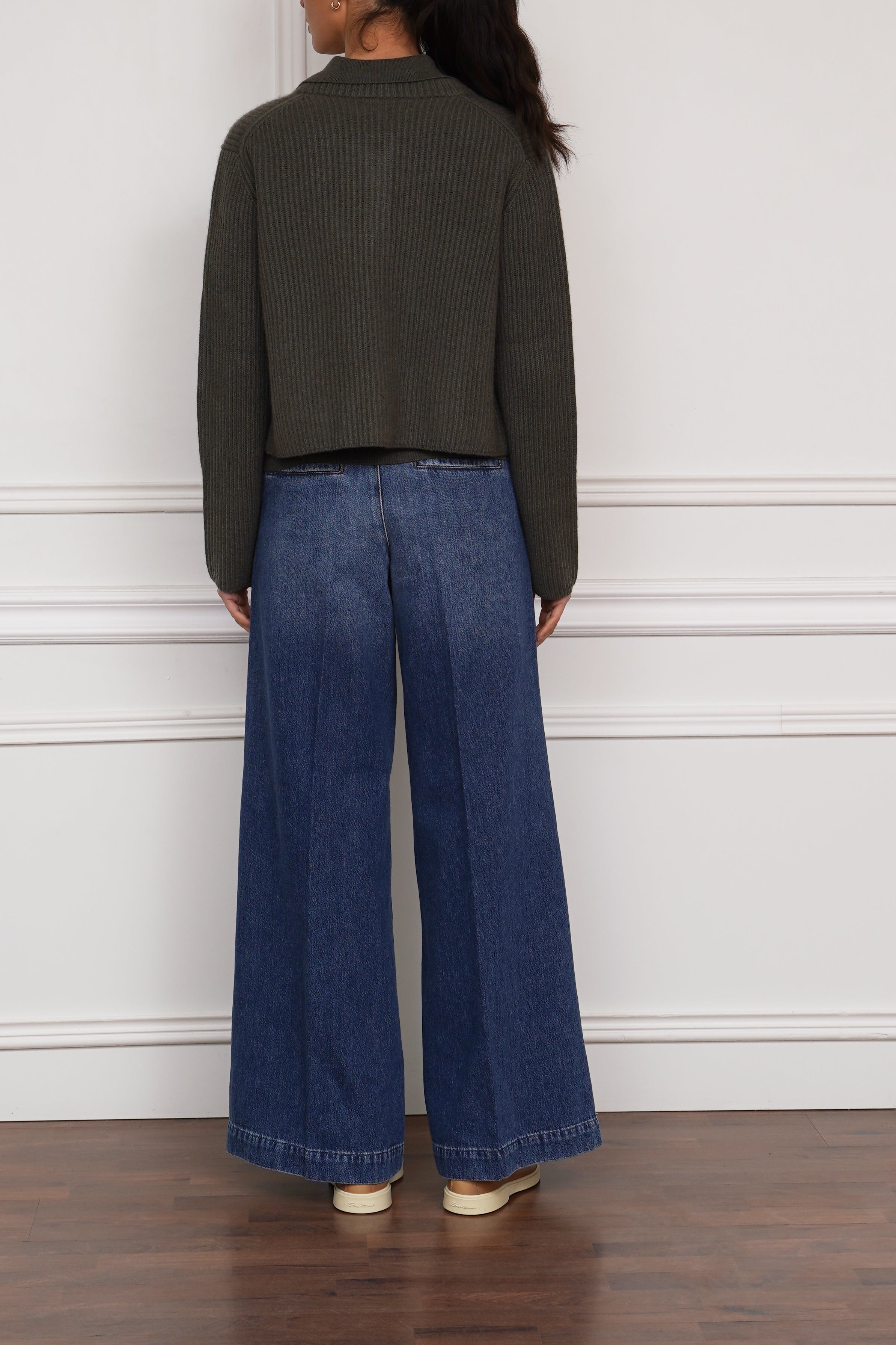 Strickjacke in grün