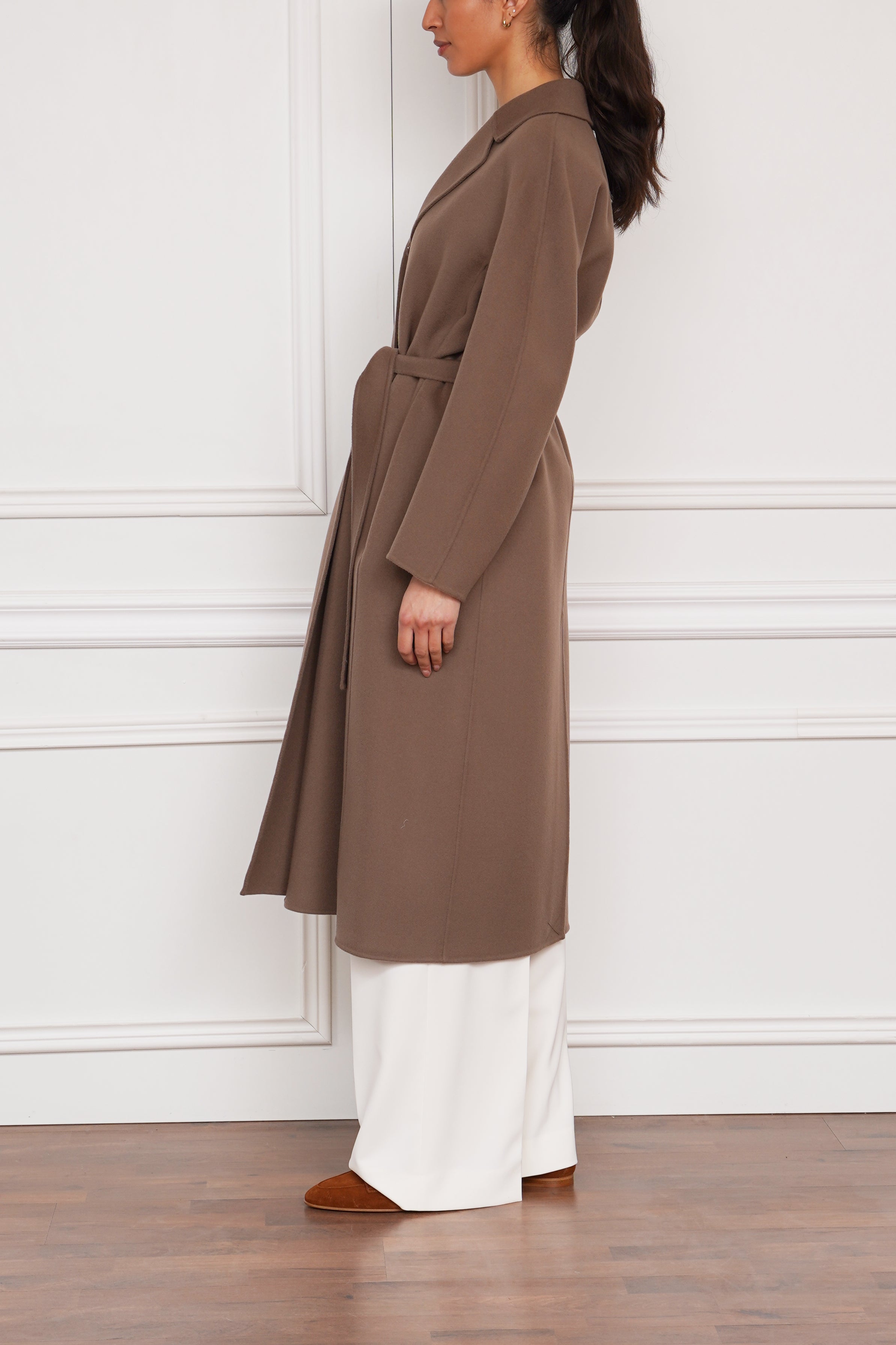 Wollmantel 'Dama' in braun