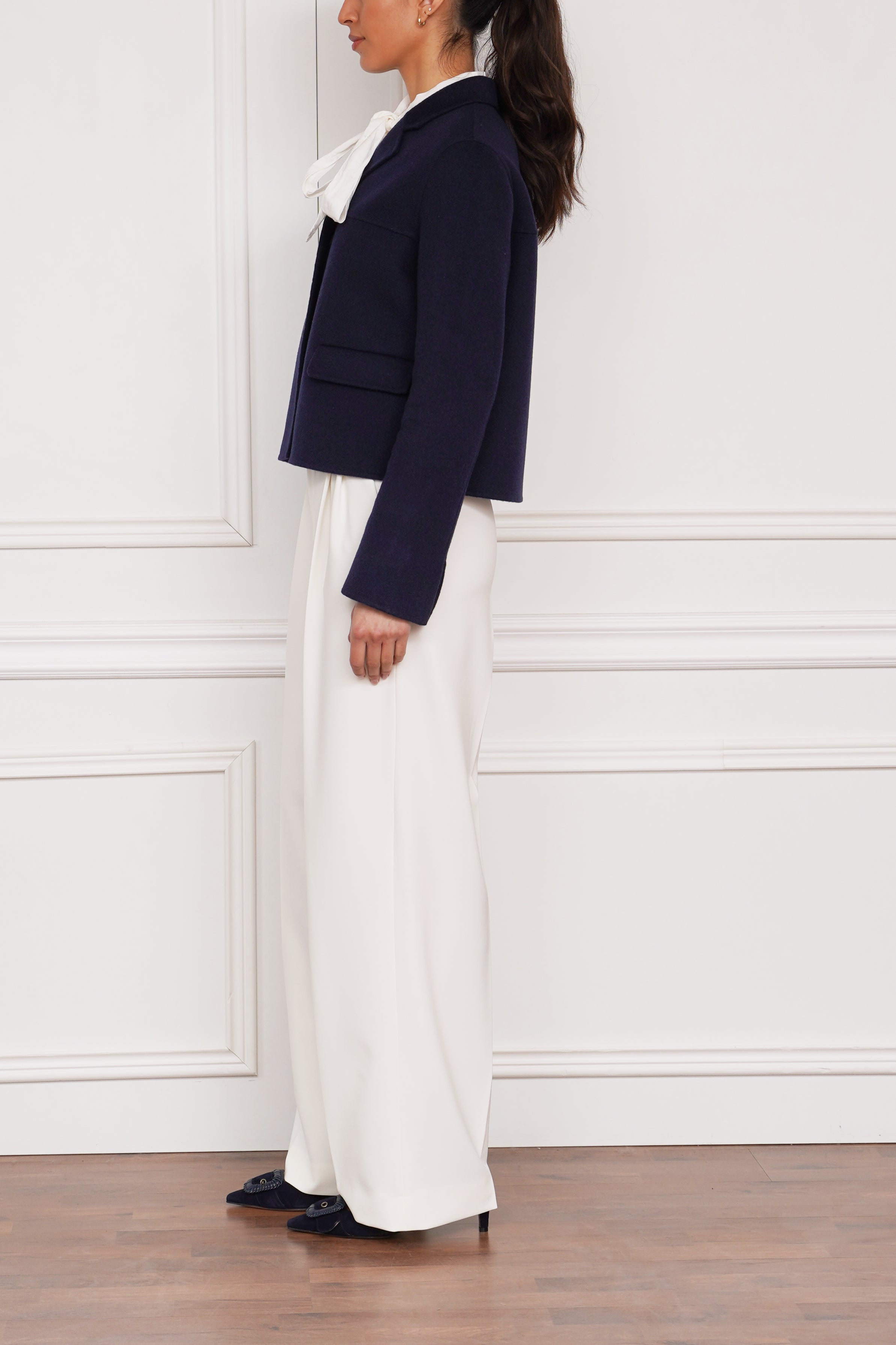 Doubleface-Jacke in marine