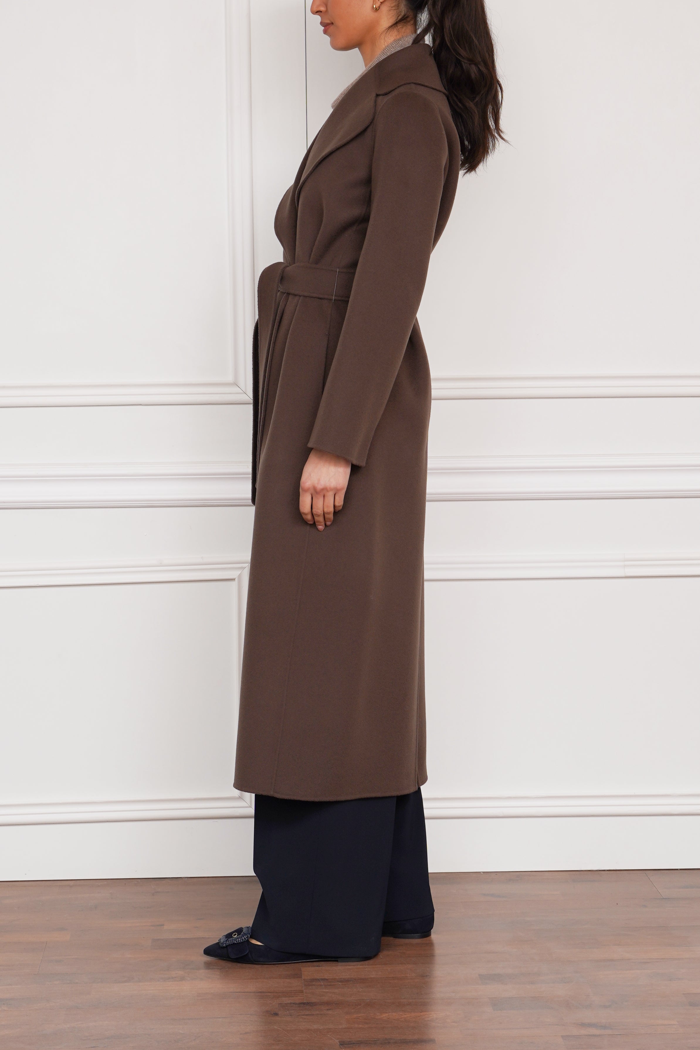 Wollmantel 'Poldo' in braun