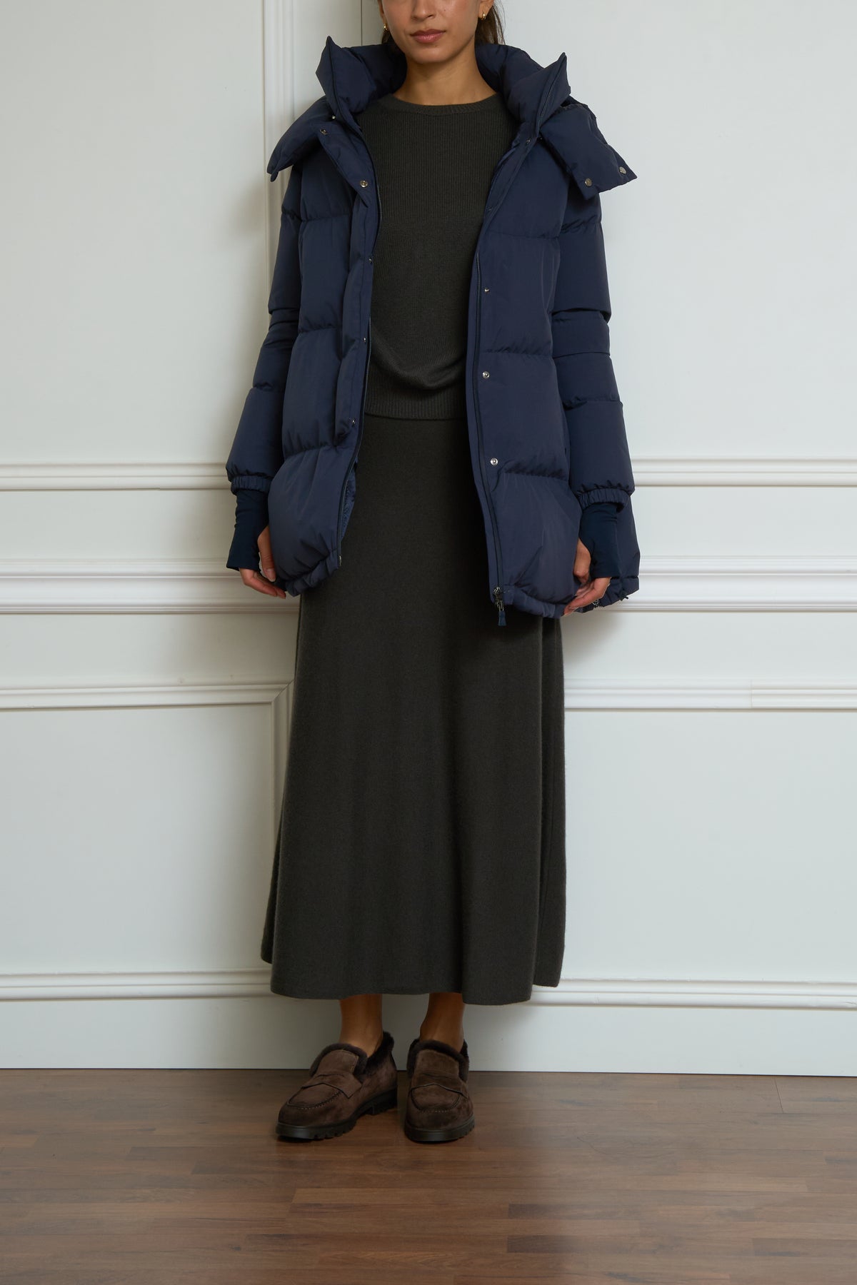 Daunenjacke in blau