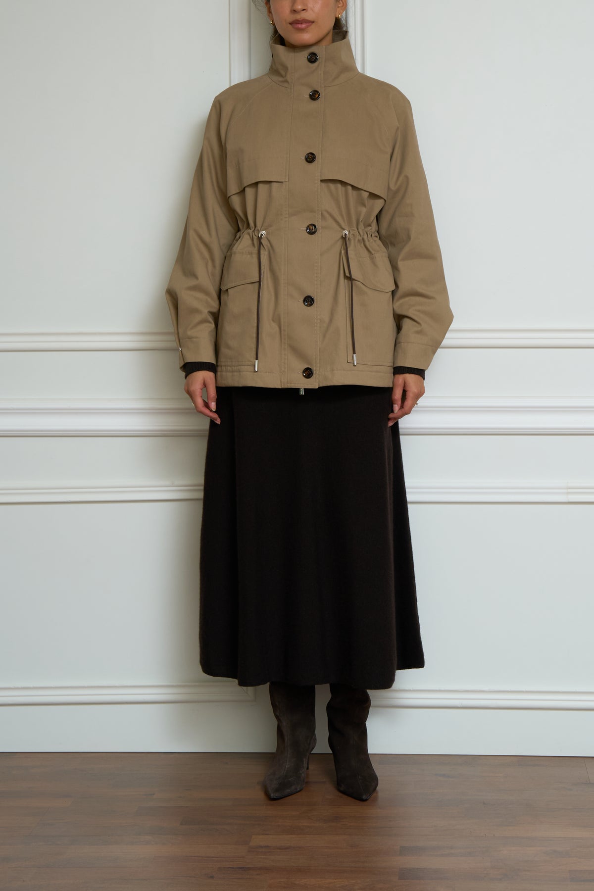 Field-Jacke in beige