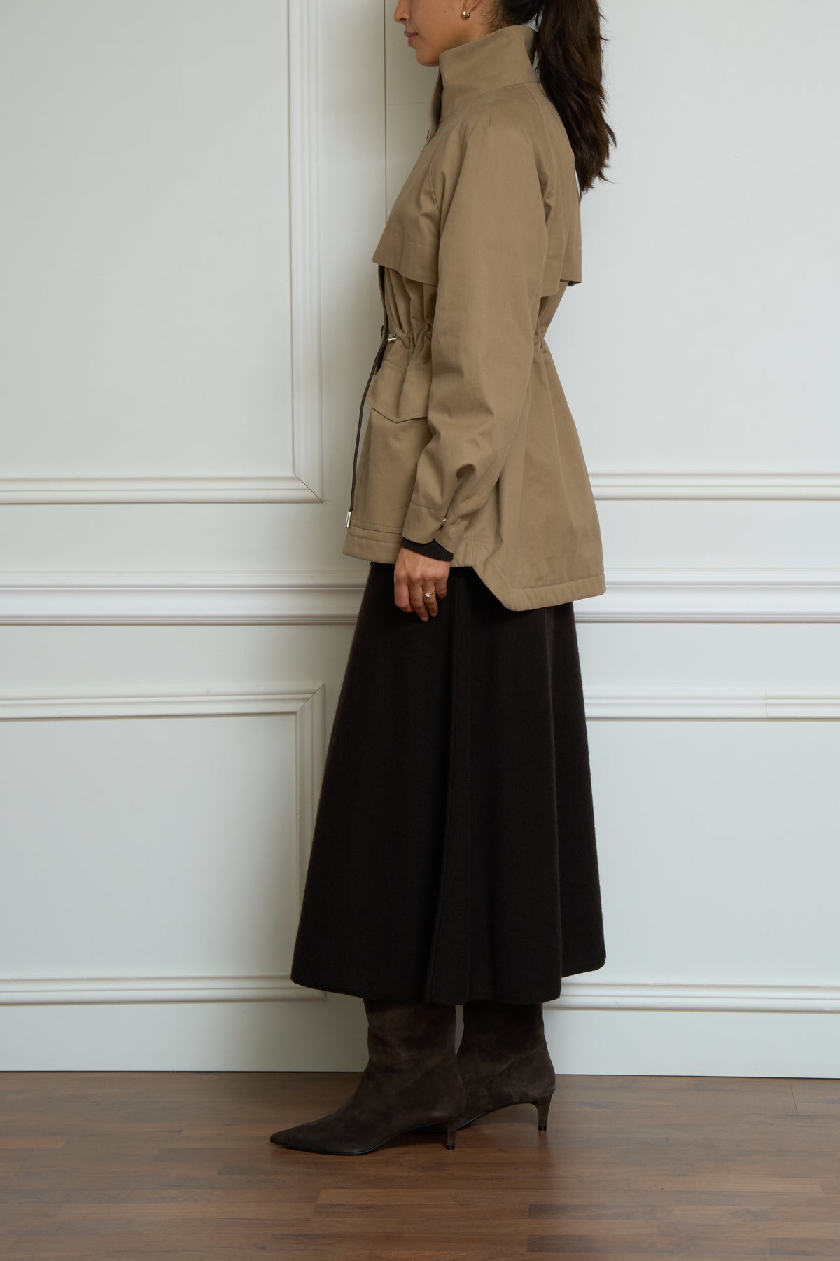 Field-Jacke in beige