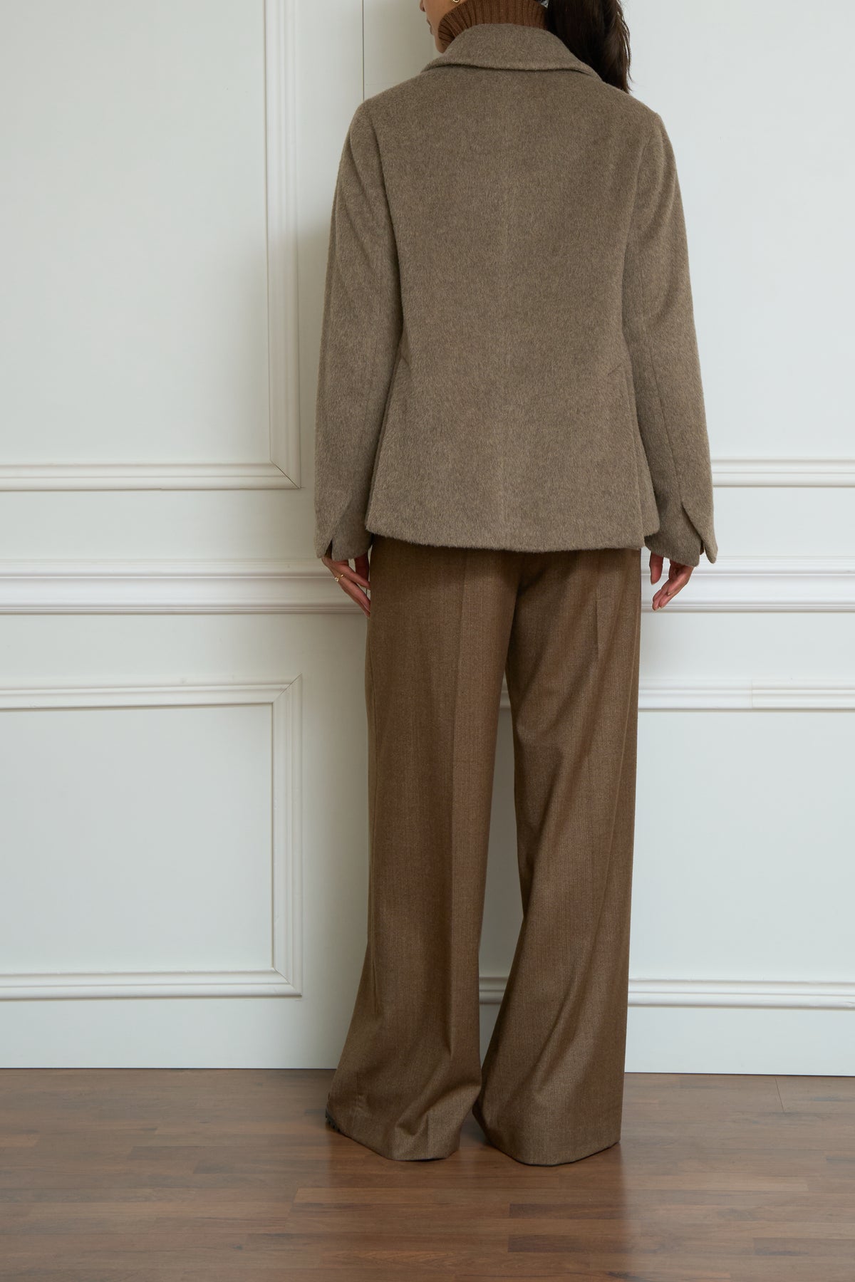 Caban in taupe