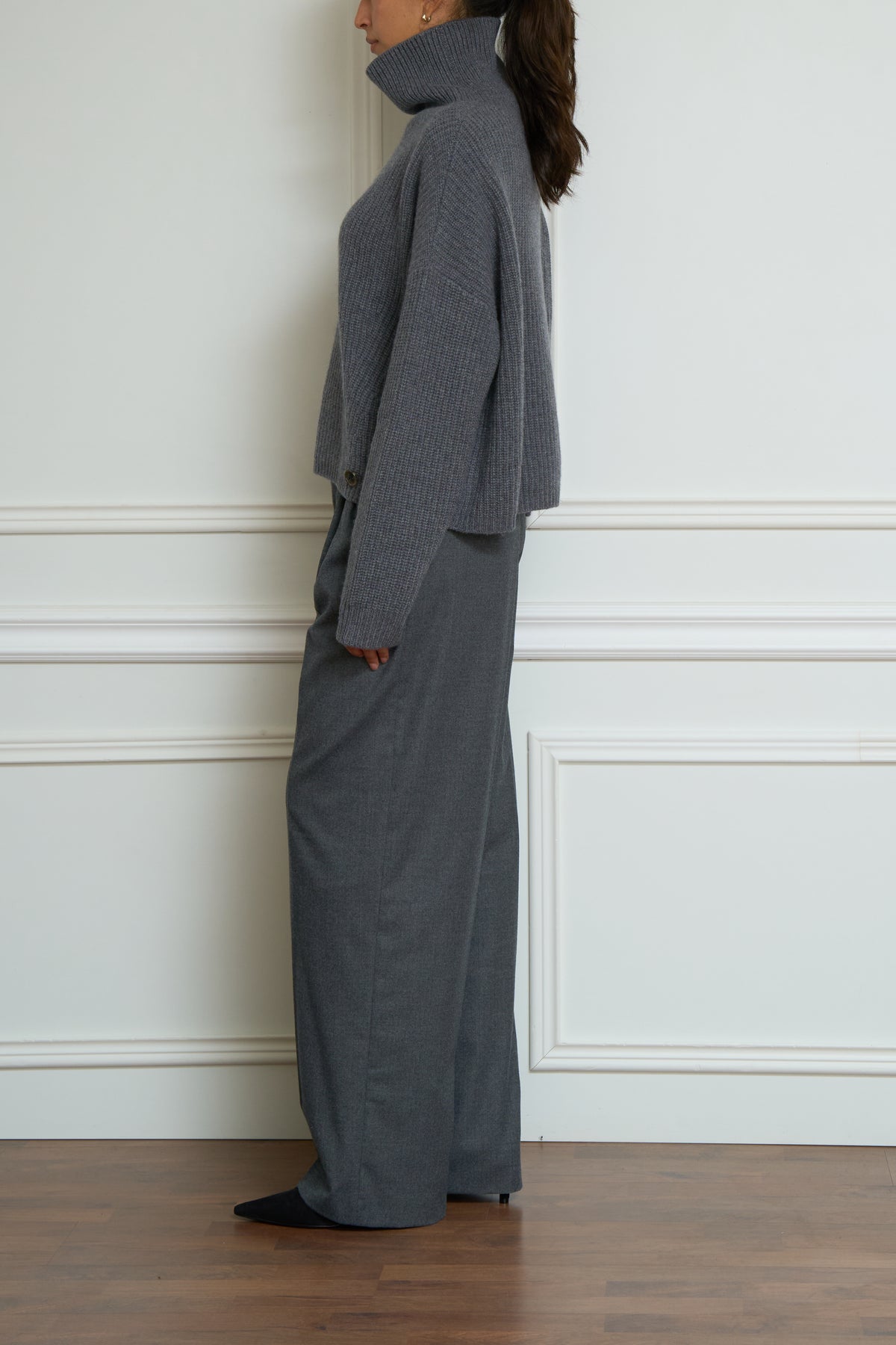 Kaschmir-Pullover 'Ailis' in grau