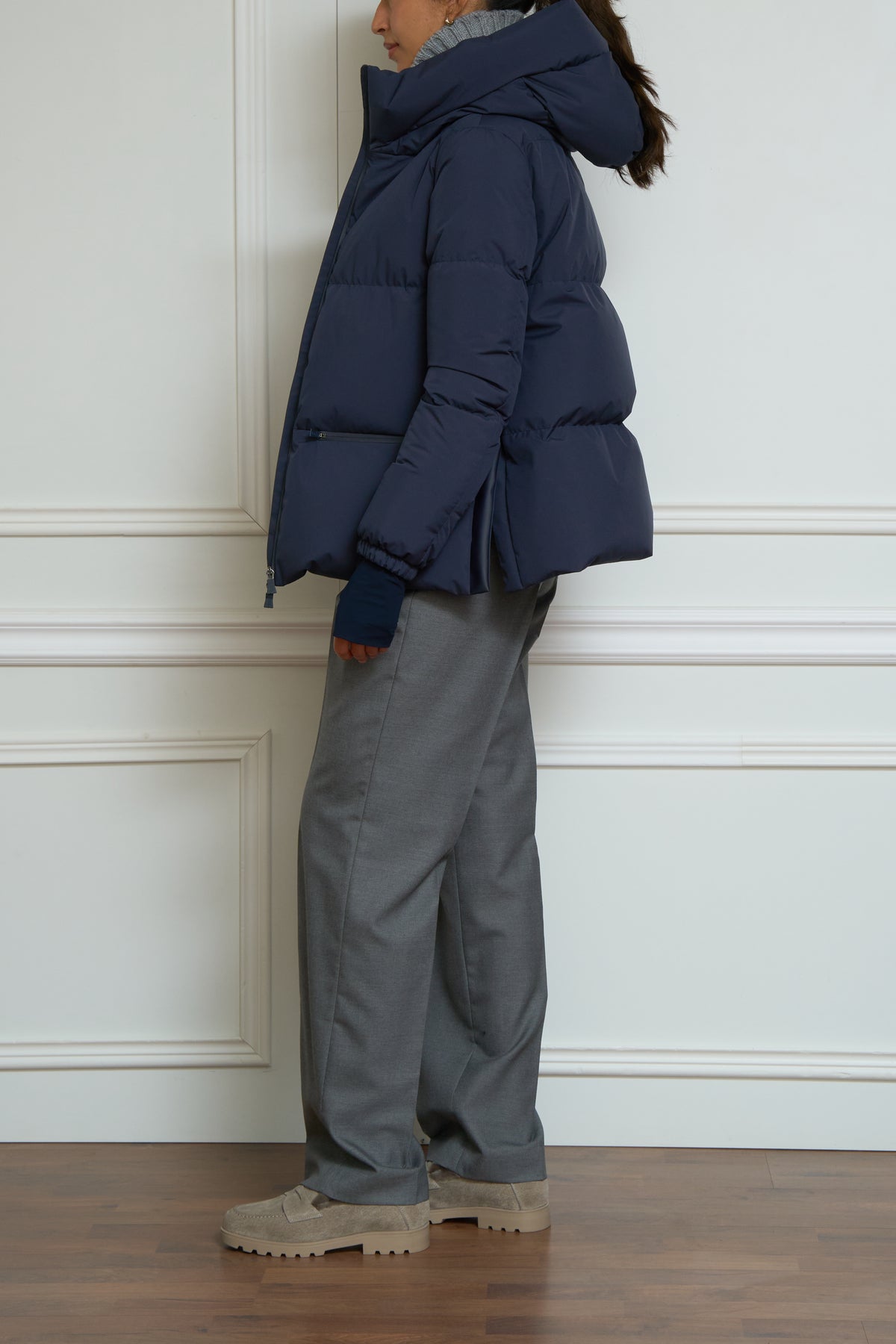 Daunenjacke in blau