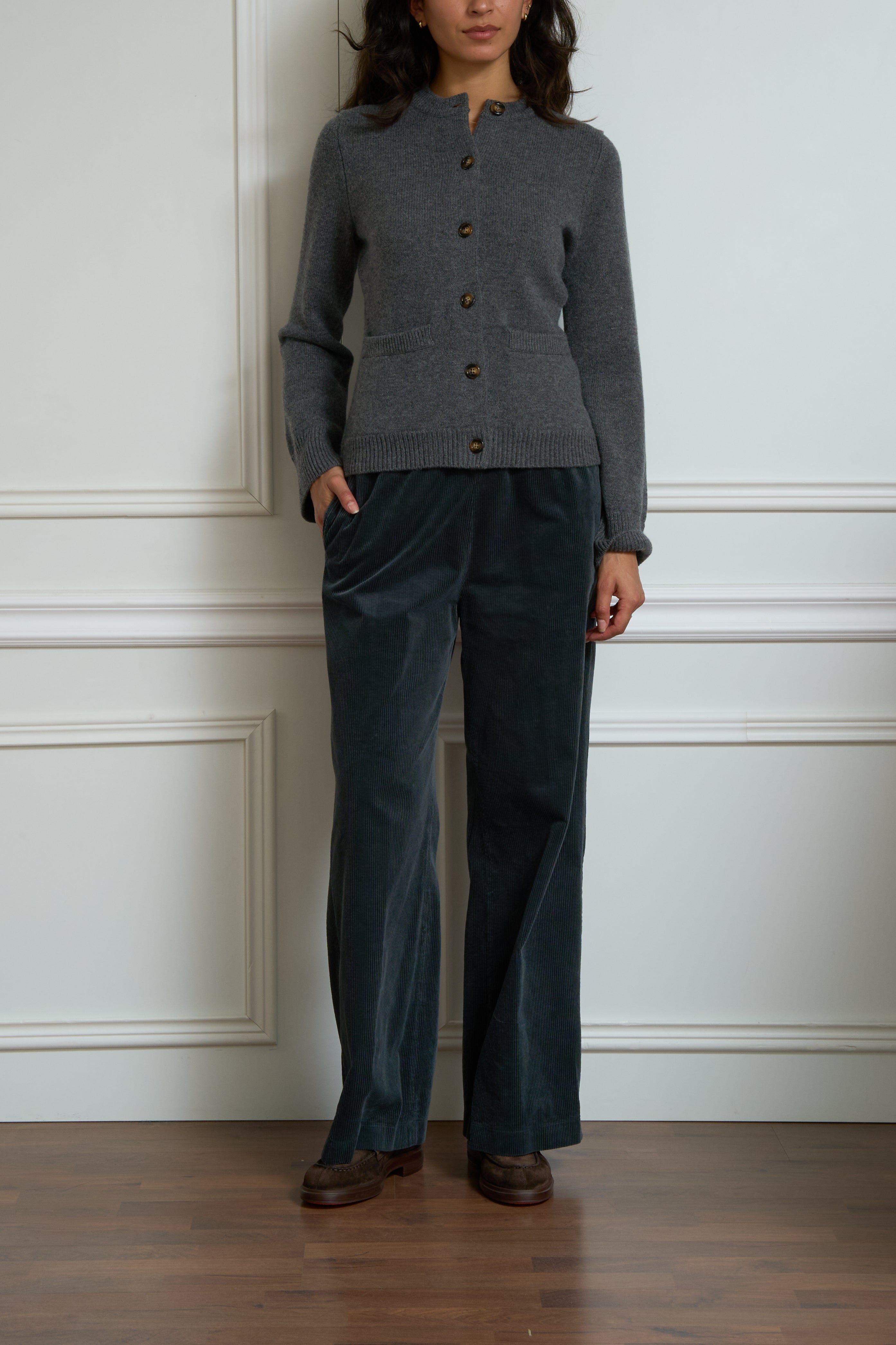 Strickjacke 'Dea' in grau