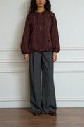 burgundy bomber jacket
