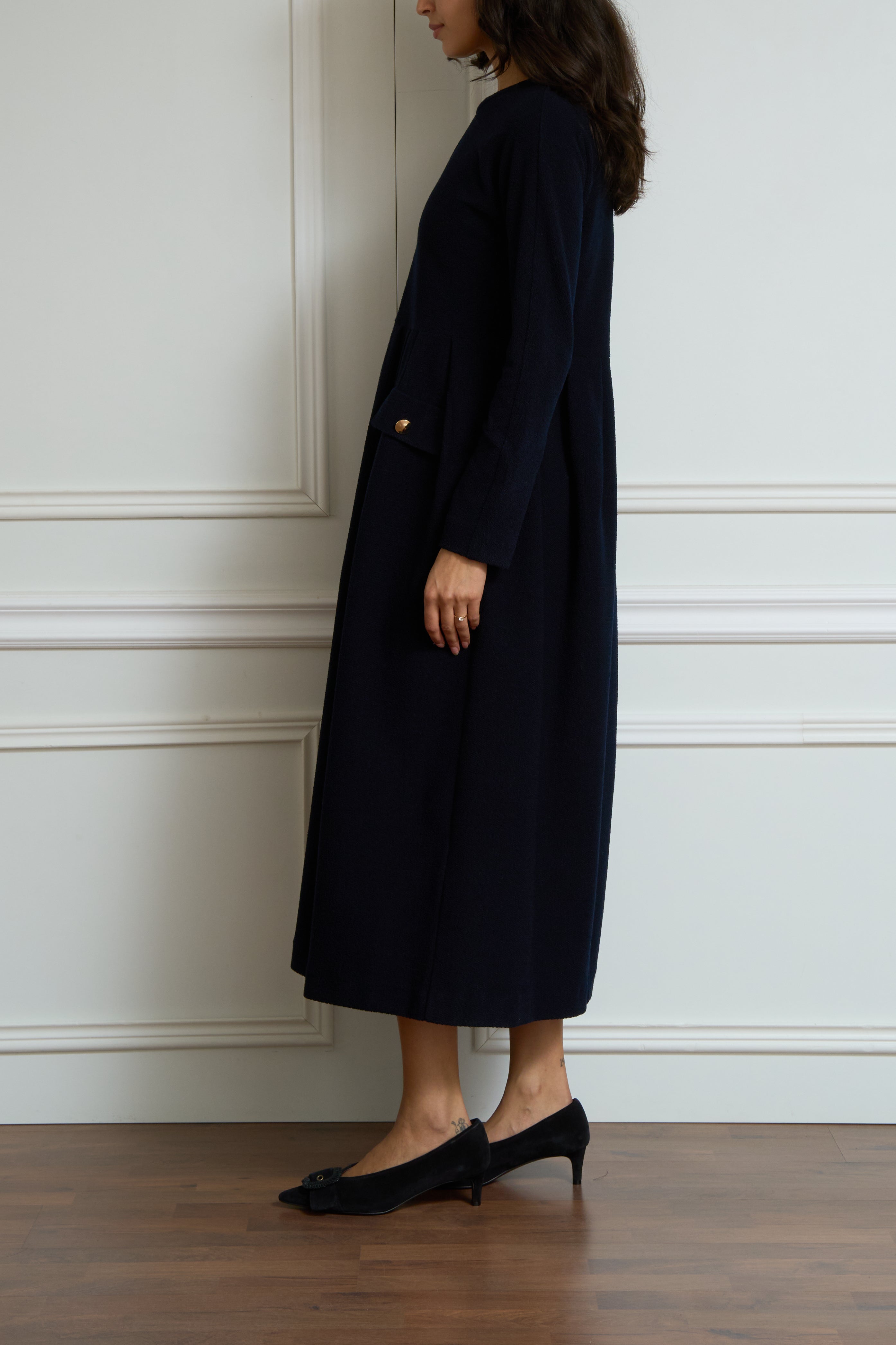 Dress in navy