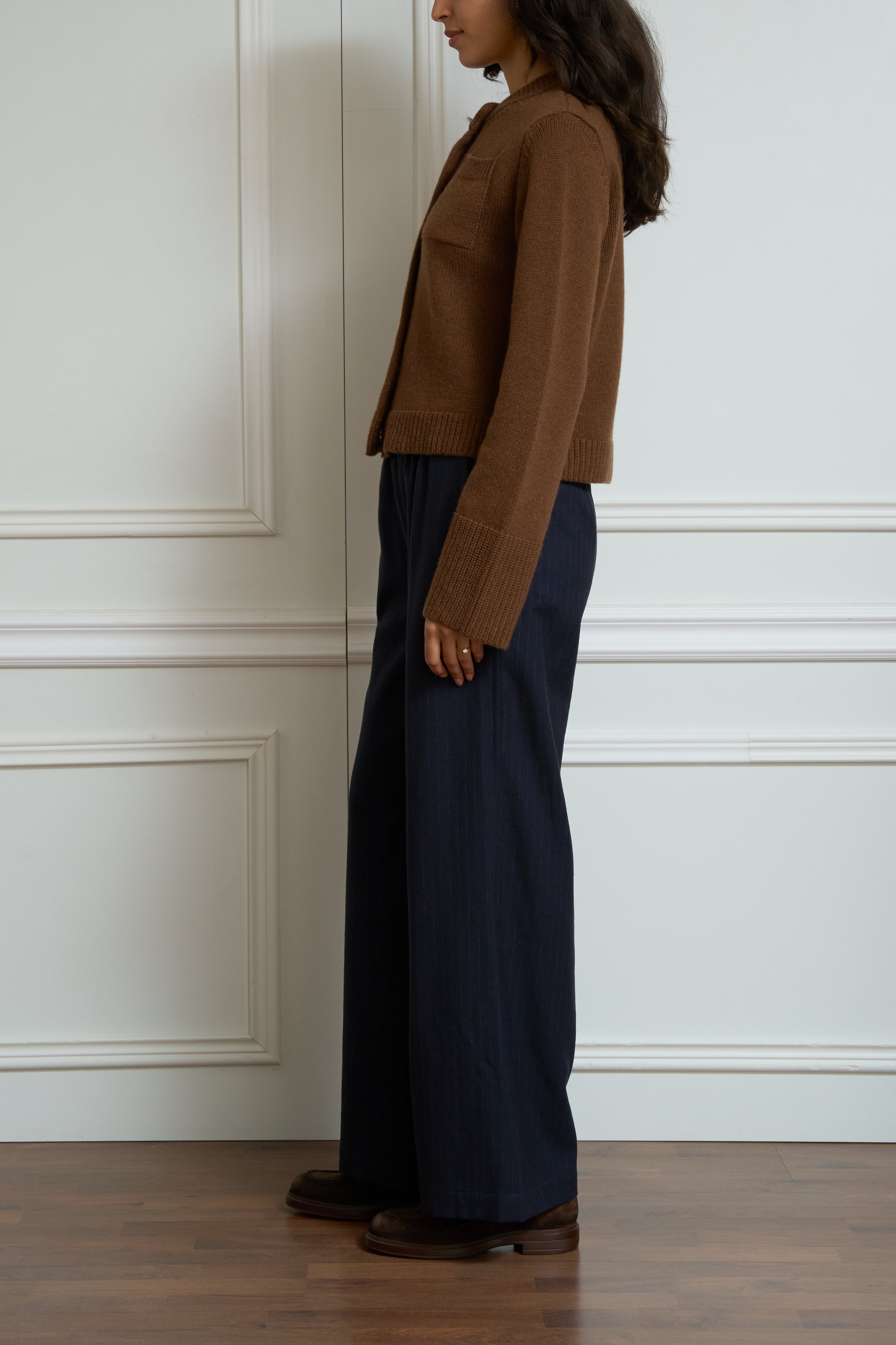 Strickjacke 'Lilly' in braun