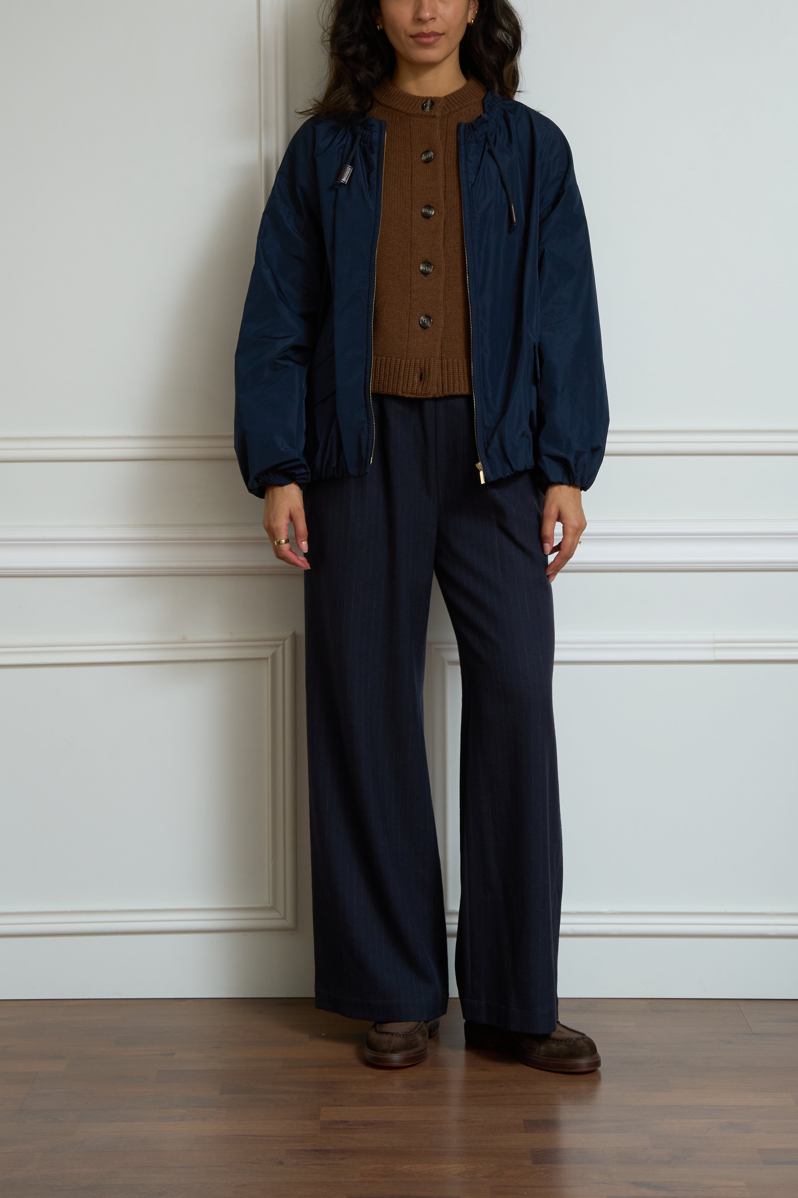 Navy bomber jacket