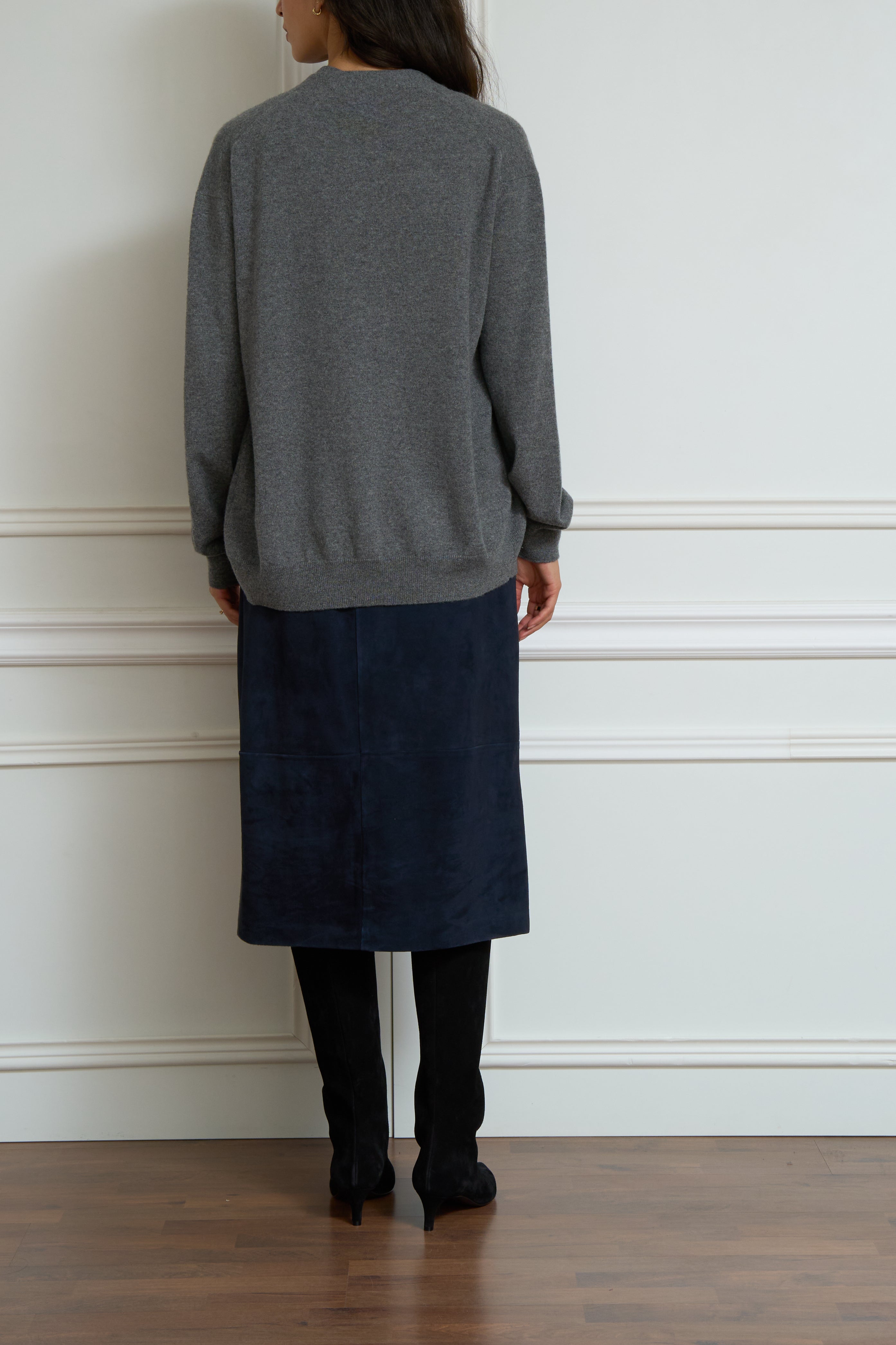 Cashmere Cardigan in Grey