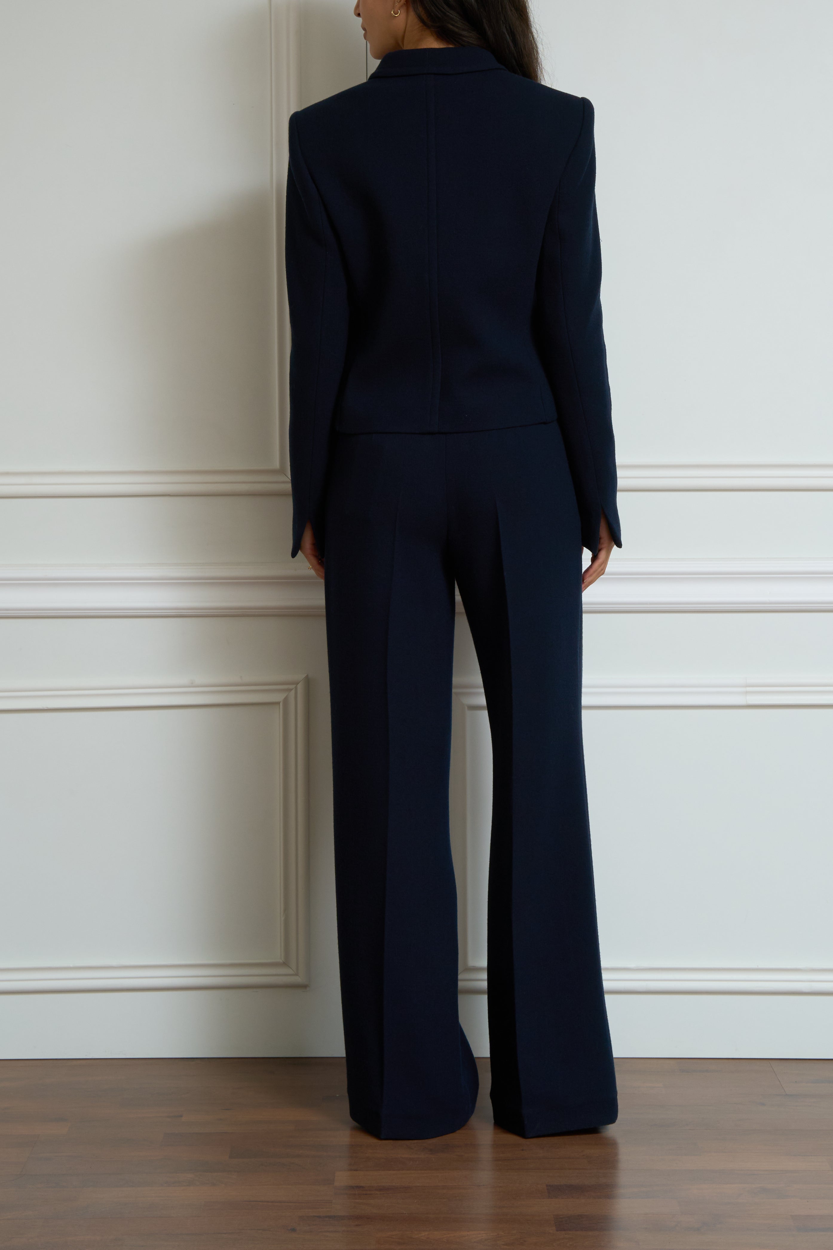 Trouser suit in navy