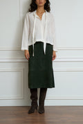 green 'gazza' skirt