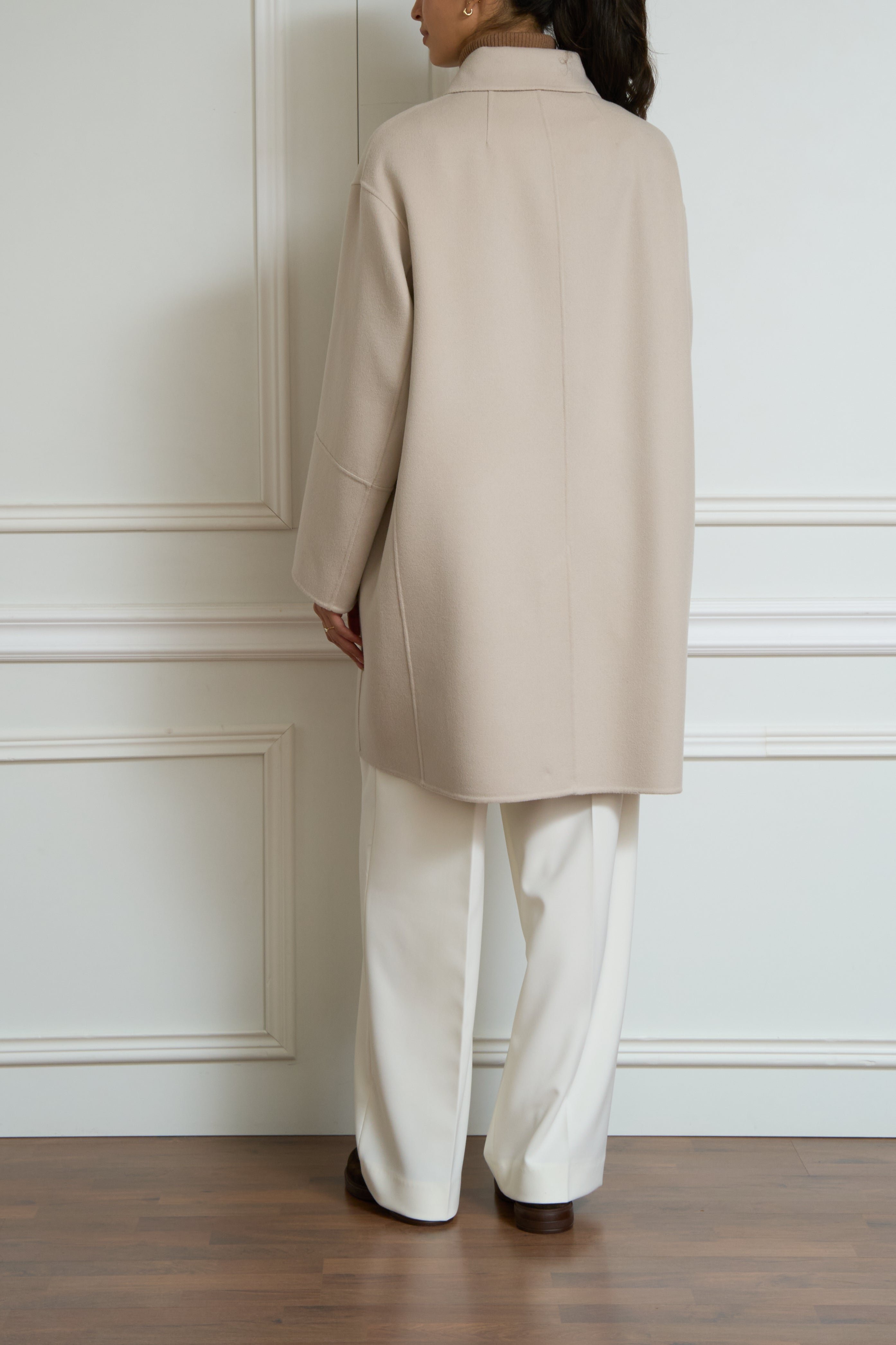 Wollmantel 'Luna' in creme