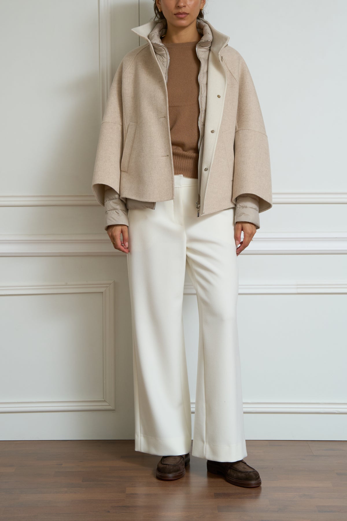 Jacke in creme