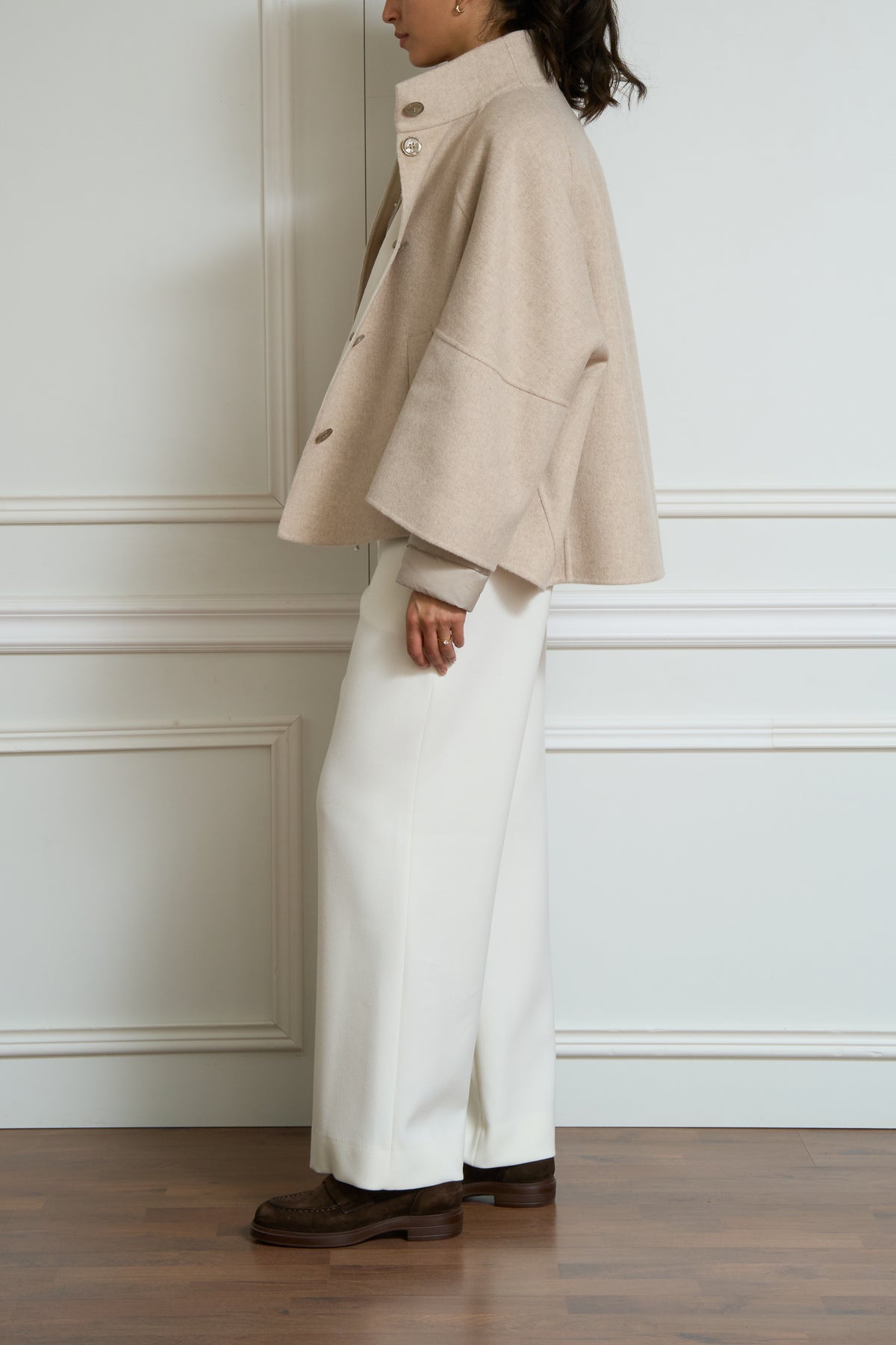 Jacke in creme