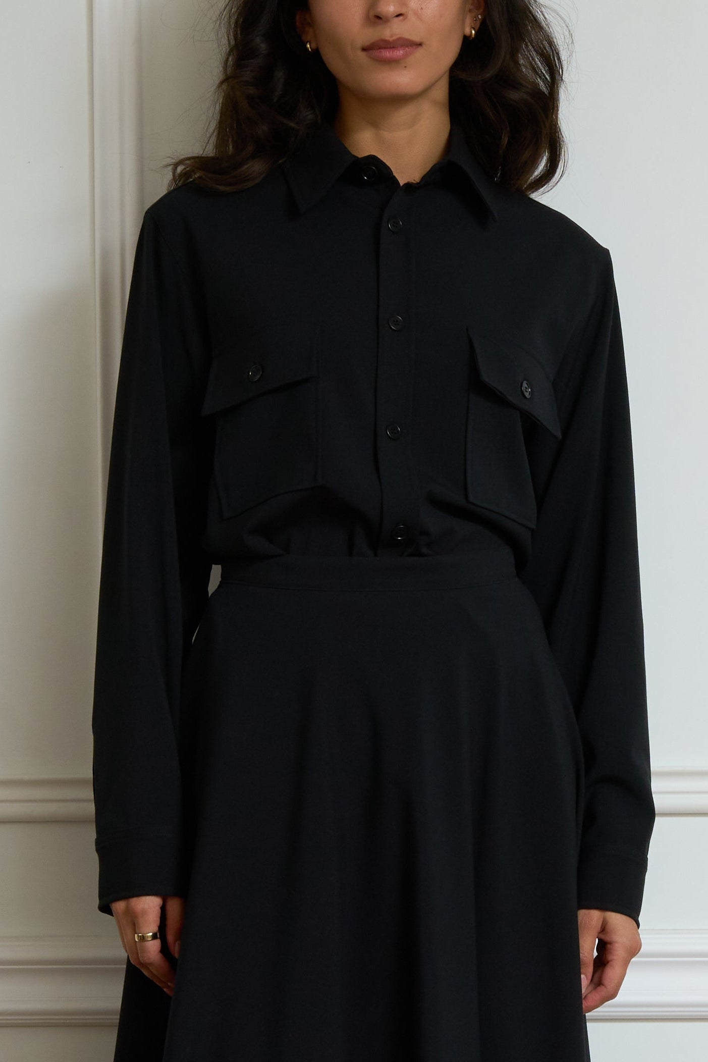 Blouse in black
