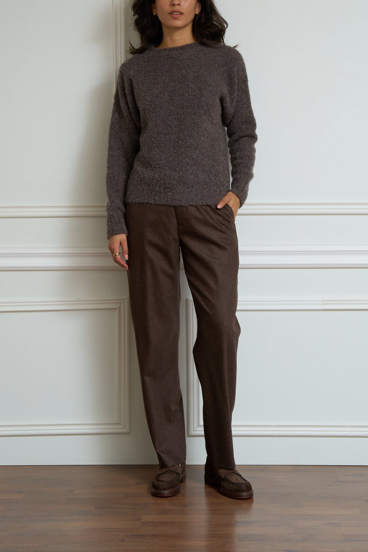 Brown sweater
