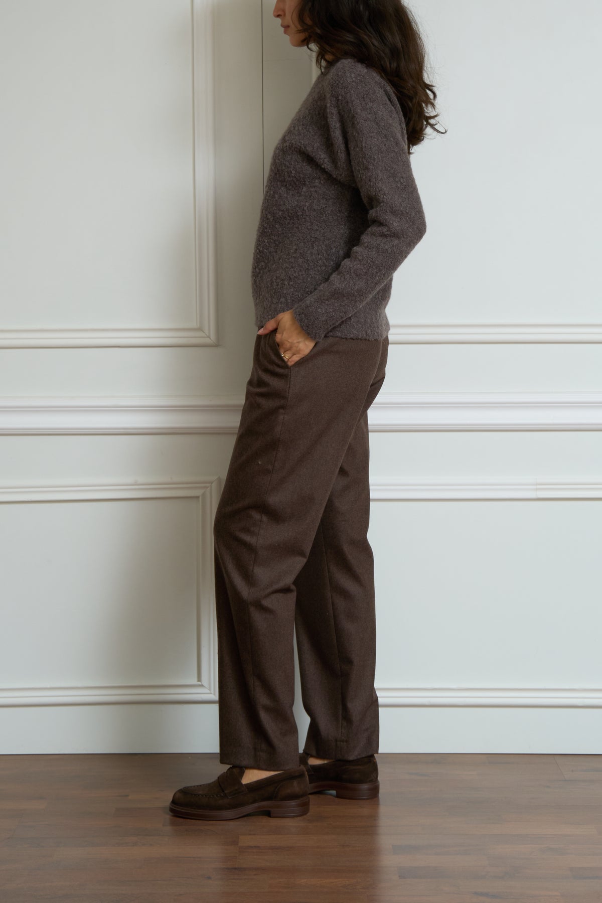 Brown sweater