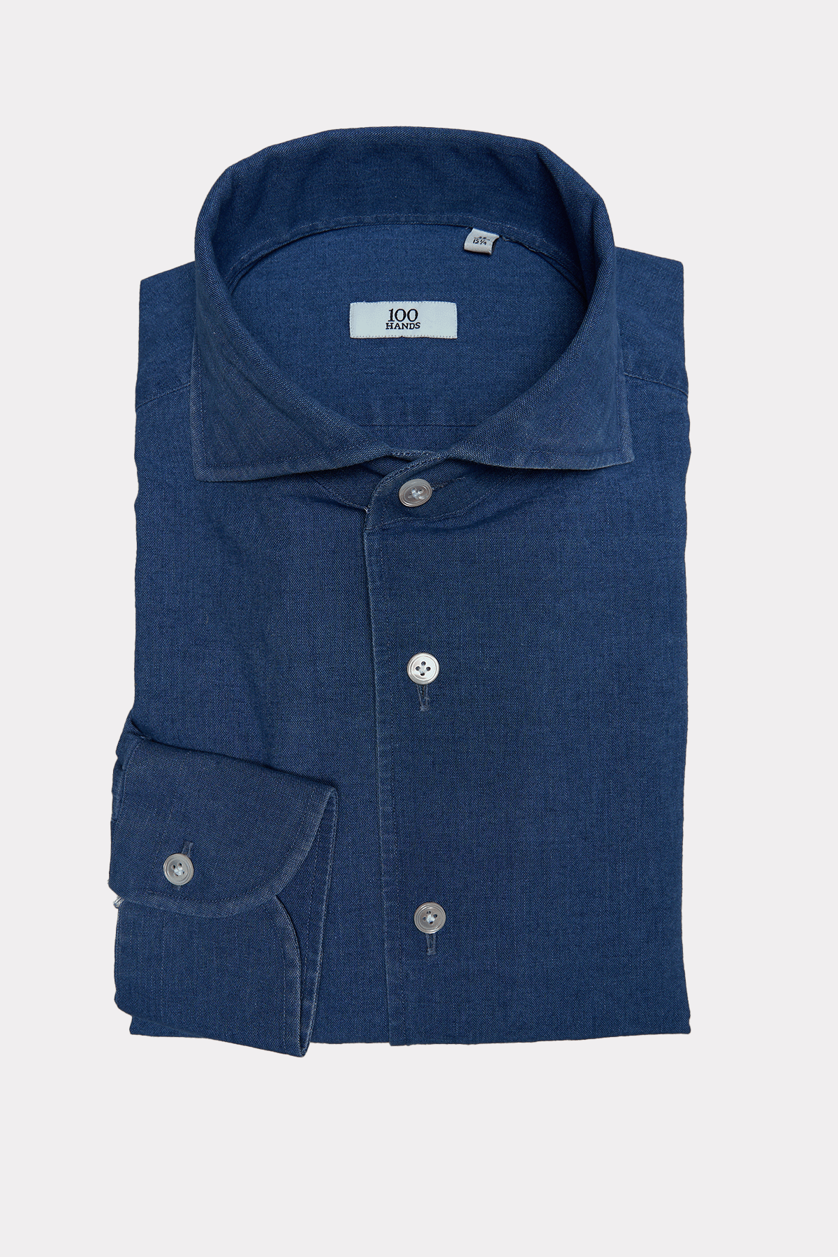 Denim Hemd in Marine