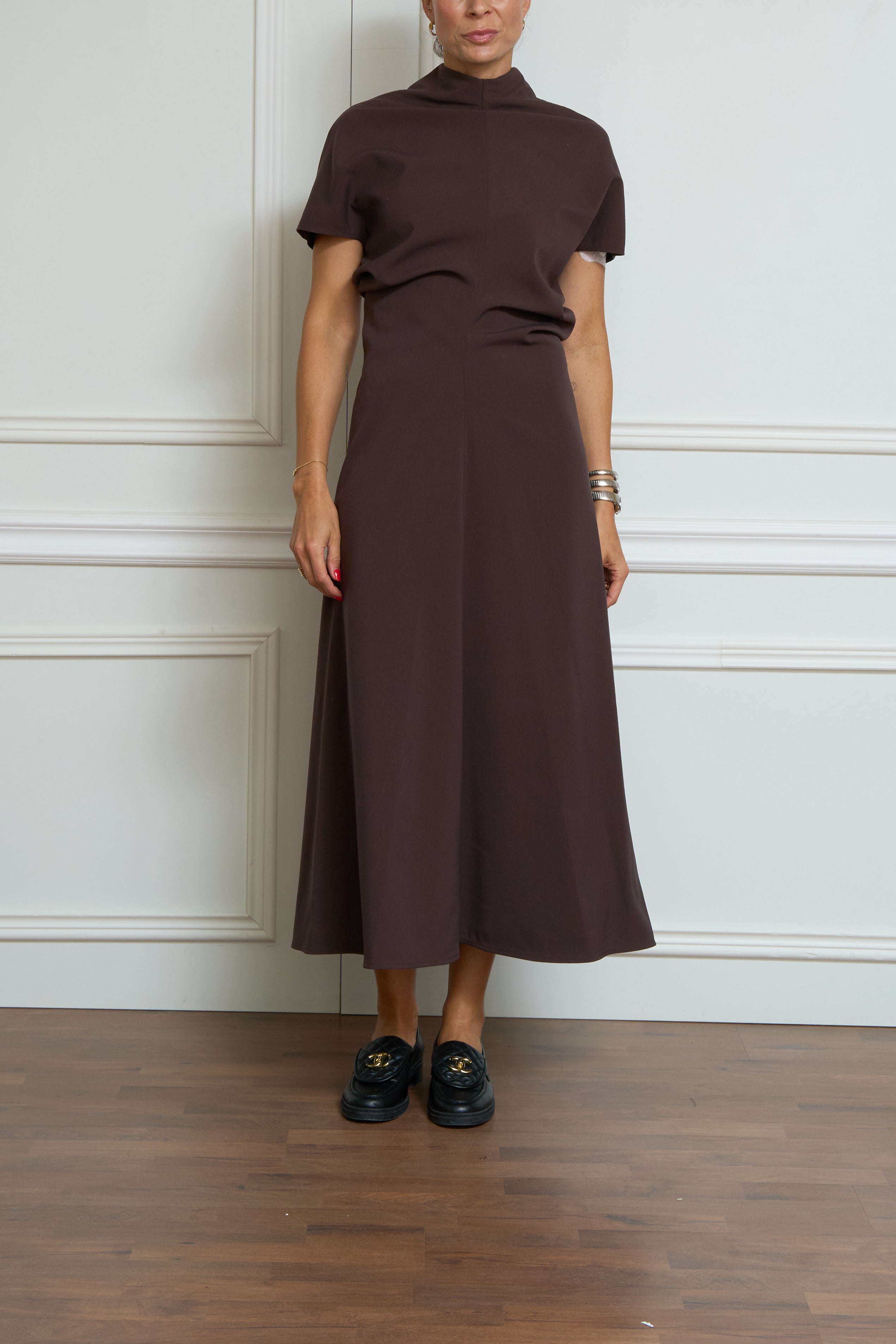 Kleid in braun
